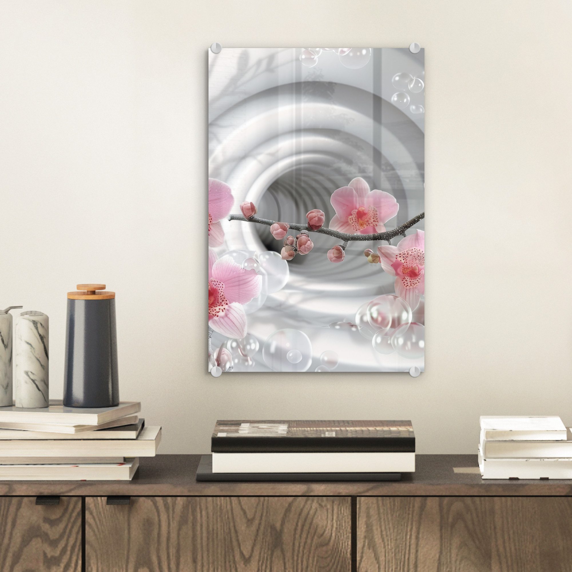 MuchoWow Acrylglasbild Blumen - Tunnel - günstig online kaufen