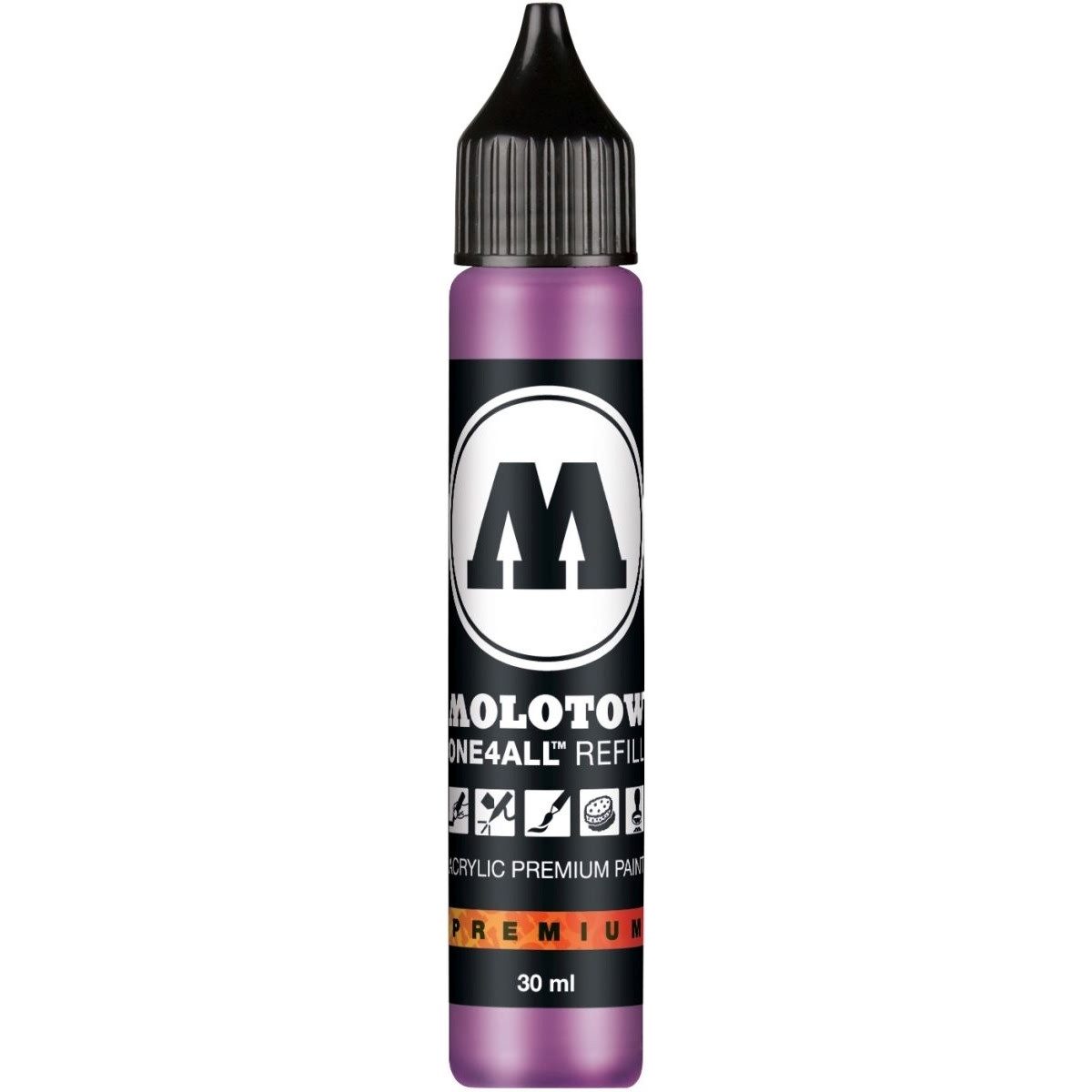 MOLOTOW Füllhalter Nachfülltinte One4All für Permanentmarker 30ml flieder pastell
