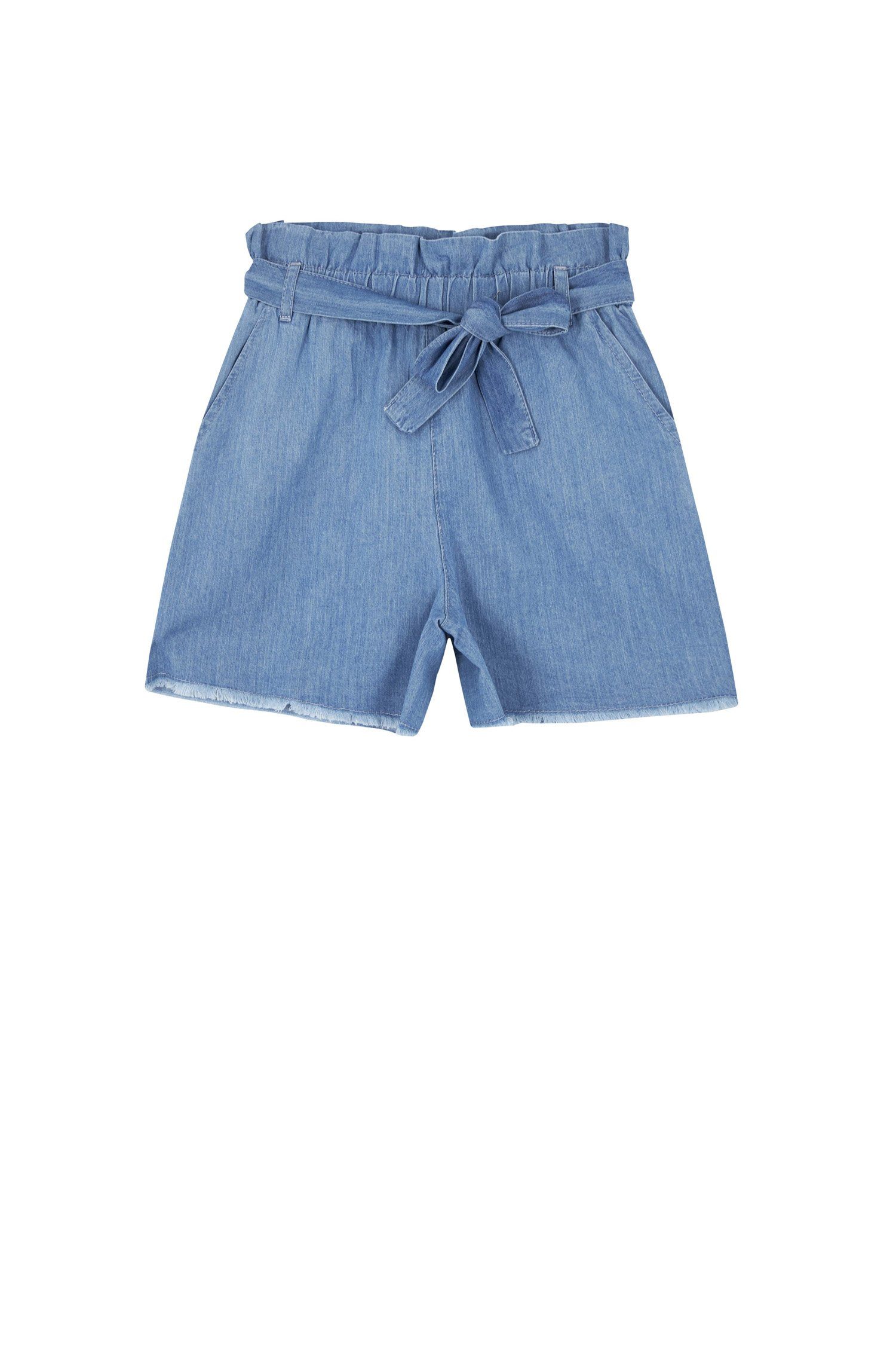 DeFacto Jeansshorts Jeansshorts Hellblau Mädchen FIT RELAX