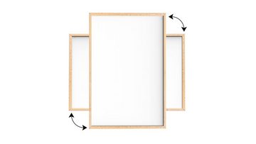 ALLboards Magnettafel Magnettafel Whiteboard Holzrahmen Wandtafel Schreibtafel