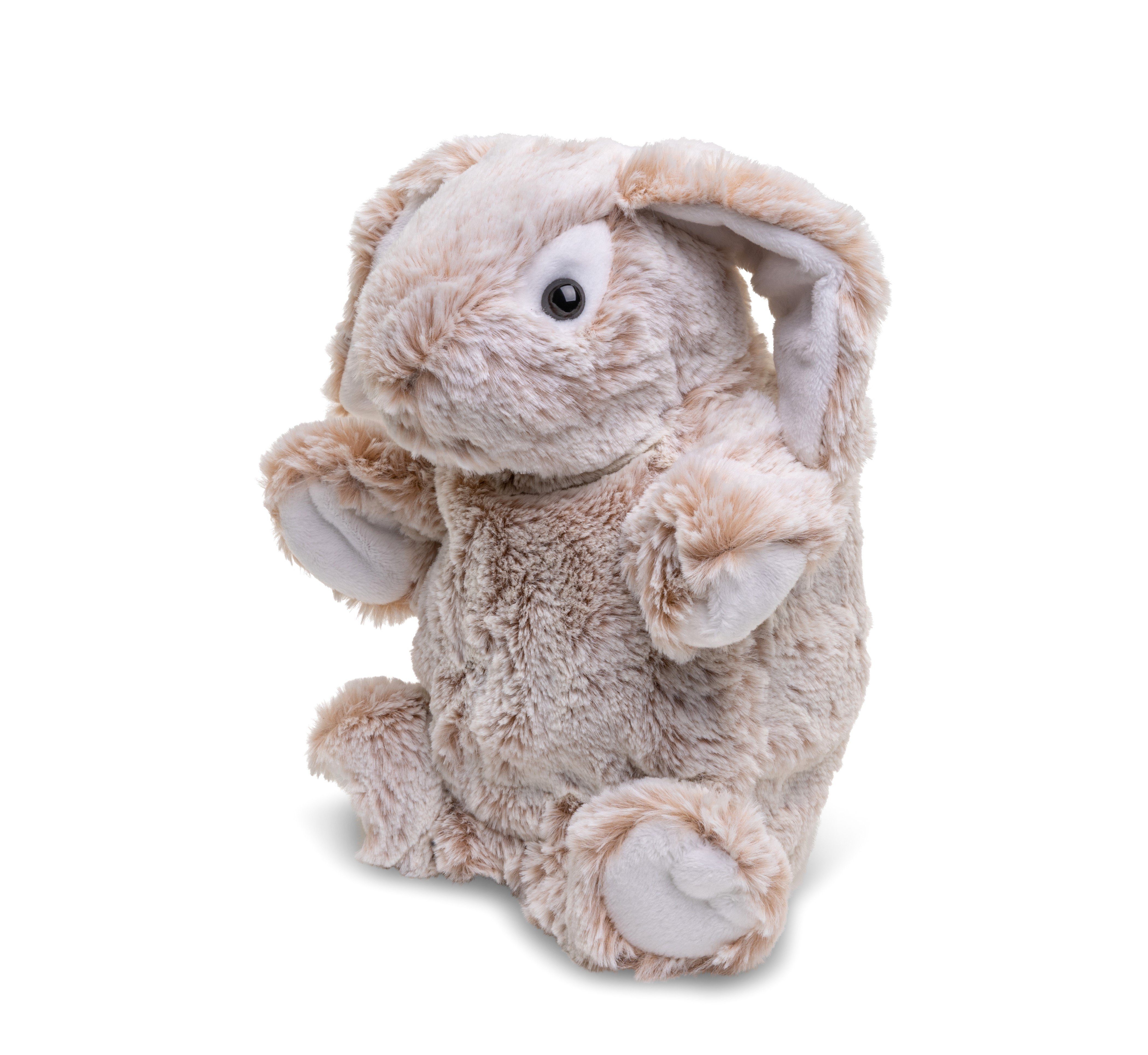 Husky Hase Kuscheltier cm zu - - Uni-Toys Handpuppe (Höhe) Plüsch-Puppe Füllmaterial 100 - oder Plüschtier, 24 recyceltes % -