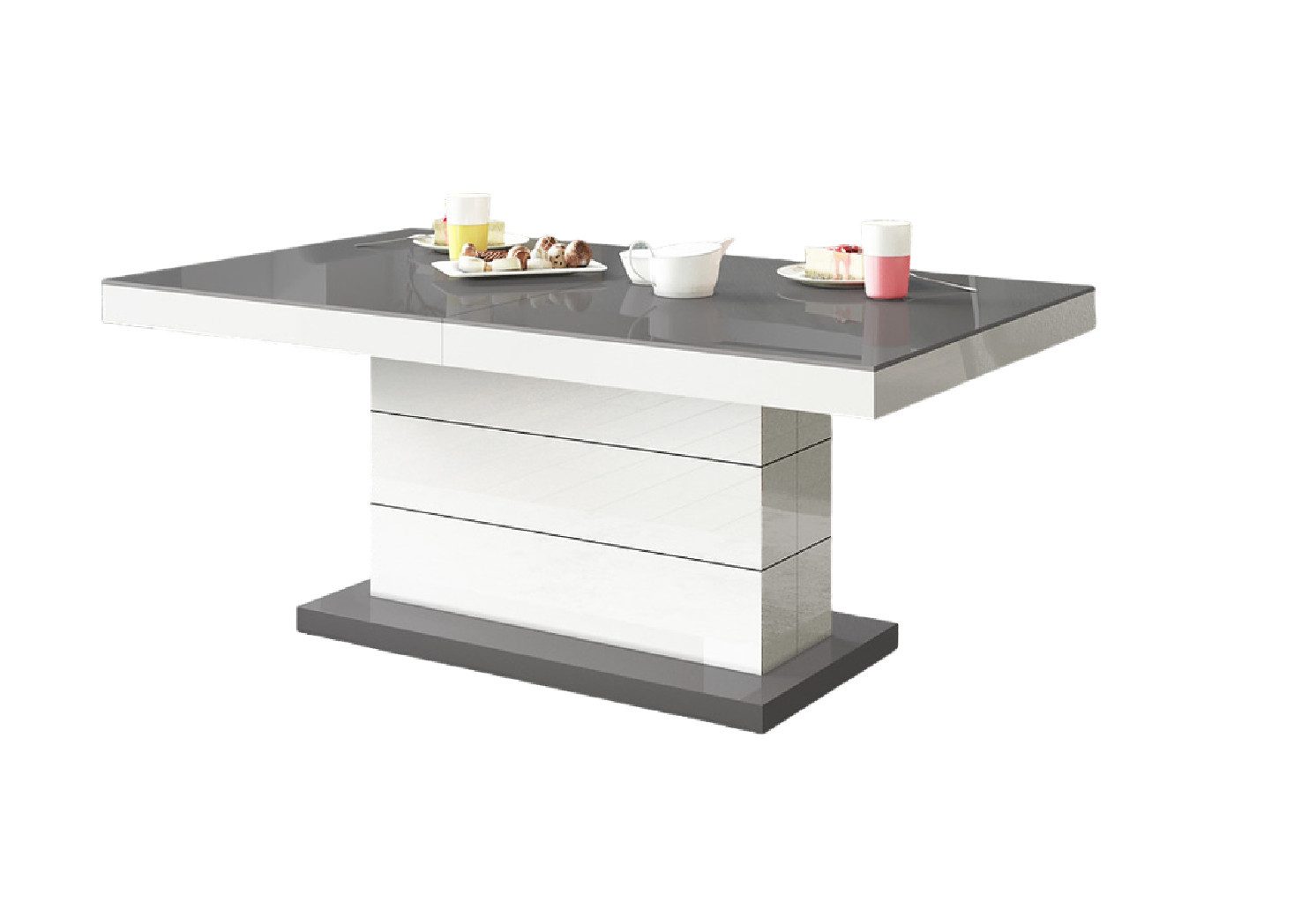 designimpex Couchtisch Matera Lux H-333 Grau günstig online kaufen