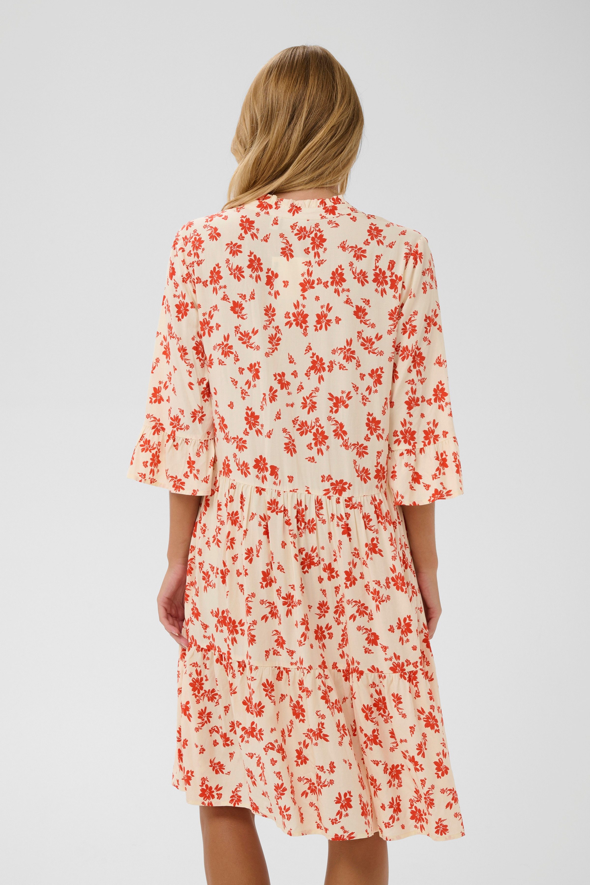 Saint Tropez Blusenkleid EdaSZ Dress Sommerkleid, Tunikakleid mit Volant un günstig online kaufen
