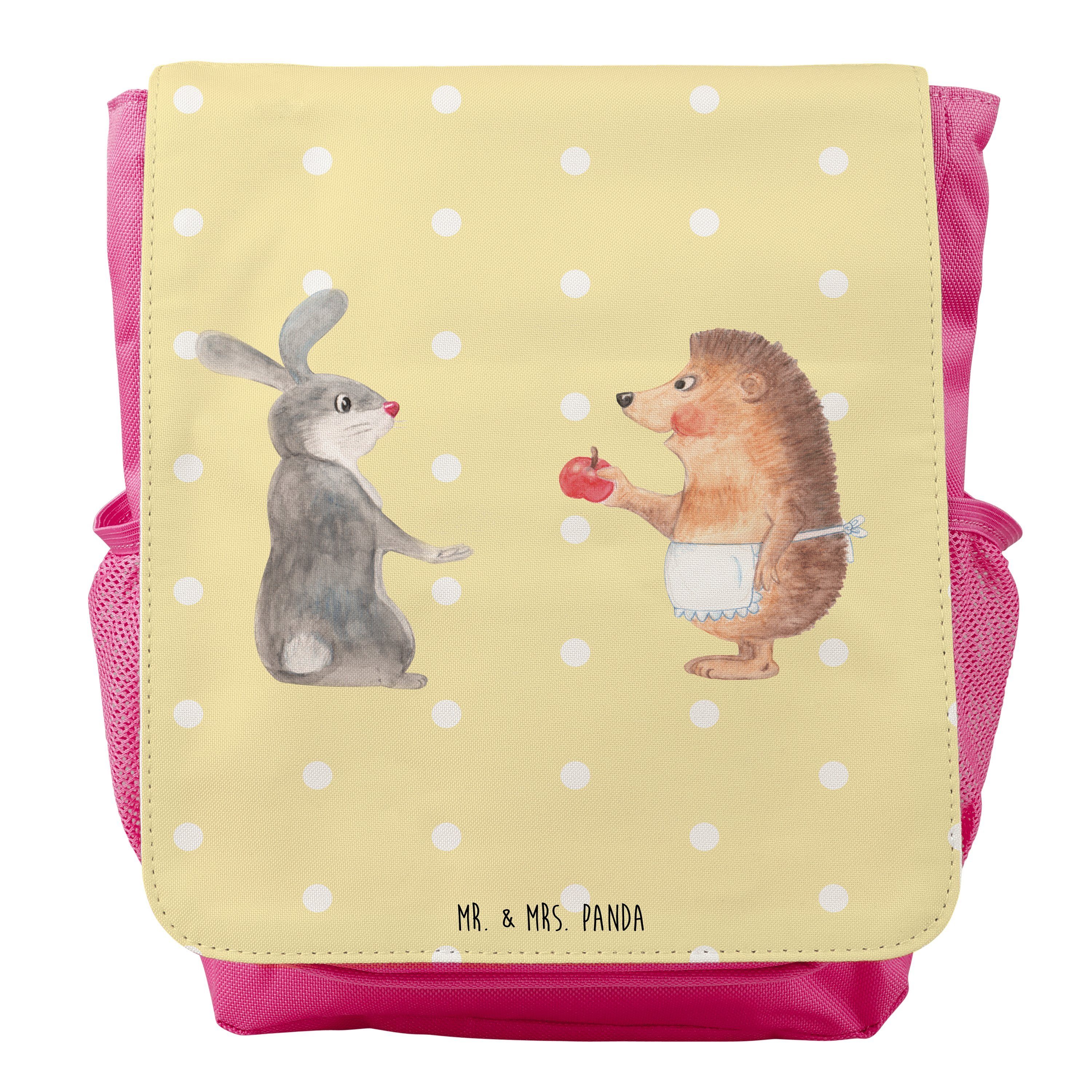 Mr. & - Kinderrucksack Kinderr ist Schmerz Mrs. Mädchen Liebe Geschenk, - ohne nie Panda Pastell Gelb