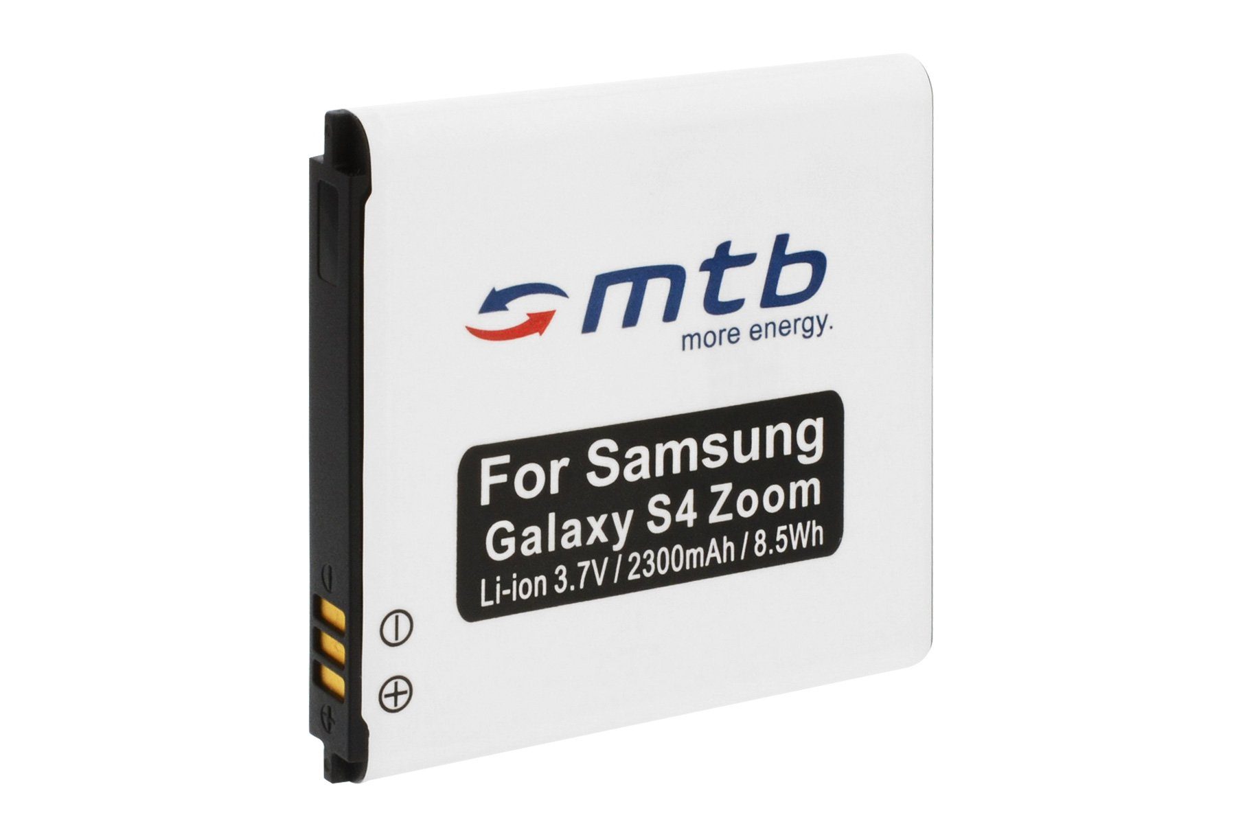 mtb more energy mAh S4 Samsung Zoom LTE… kompatibel Li-Ion] S4 - Zoom, 2300 Zoom Galaxy Samsung S4 mit V), Akku-Typ Kamera-Akku Galaxy [BAT-406 passend (3,7 für