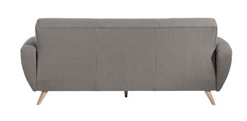 58 aufm Kessel Sofa Sofa 3-Sitzer mit Bettfunktion Karen Bezug Samtvel, Sparpreis inkl. Kostenlosem Versand 1 Teile, hochwertig verarbeitet,bequemer Sitz