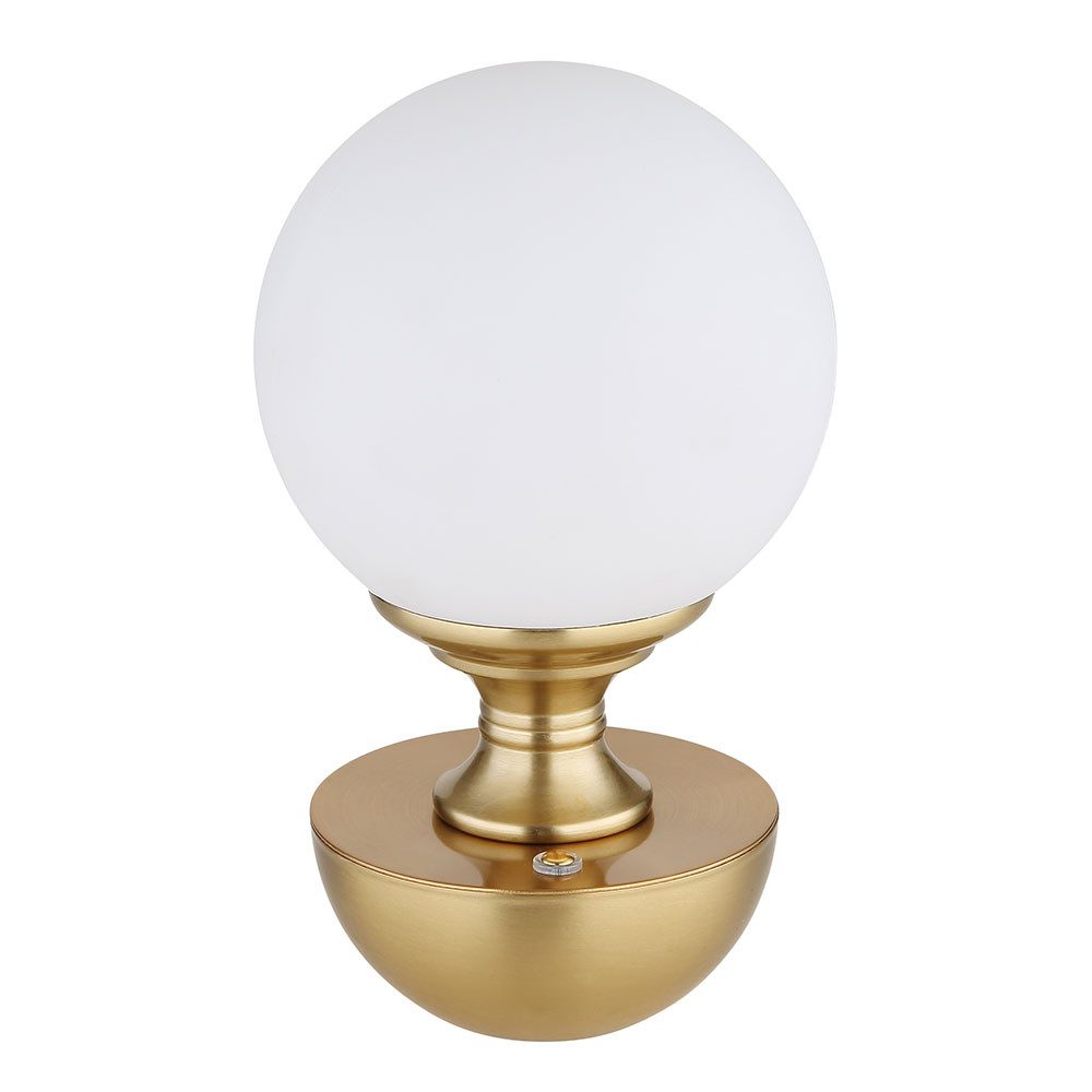 GLOBO LIGHTING LED Tischleuchte, Leuchtmittel inklusive, Kaltweiß, Warmweiß, Neutralweiß, Tageslichtweiß, Farbwechsel, Tischleuchte LED Tischlampe Touchdimmer Beistelllampe