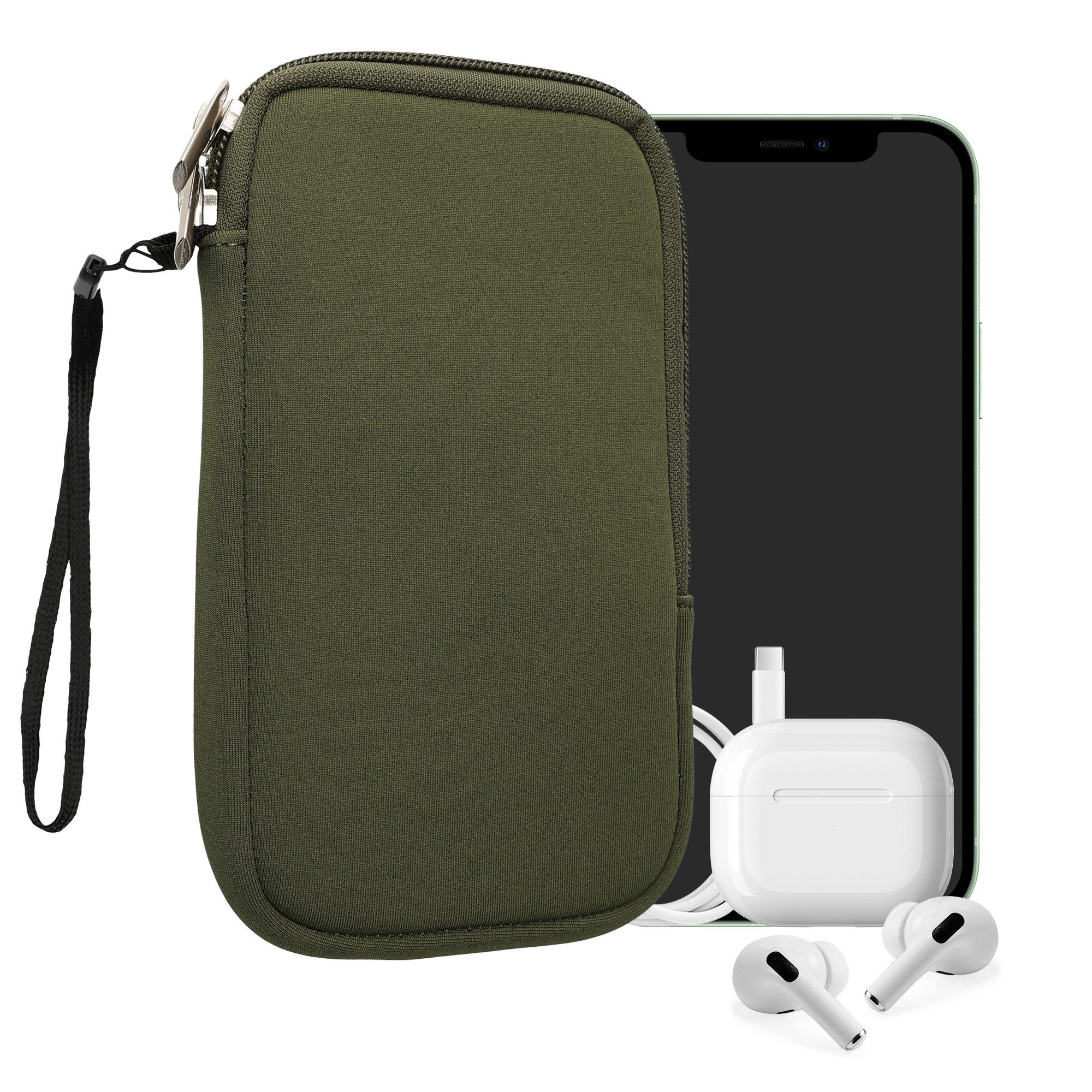 kwmobile Handytasche Handytasche für Smartphones L - 6,5" (1-tlg), Neopren Handy Hülle - Handy Tasche Sleeve Pouch