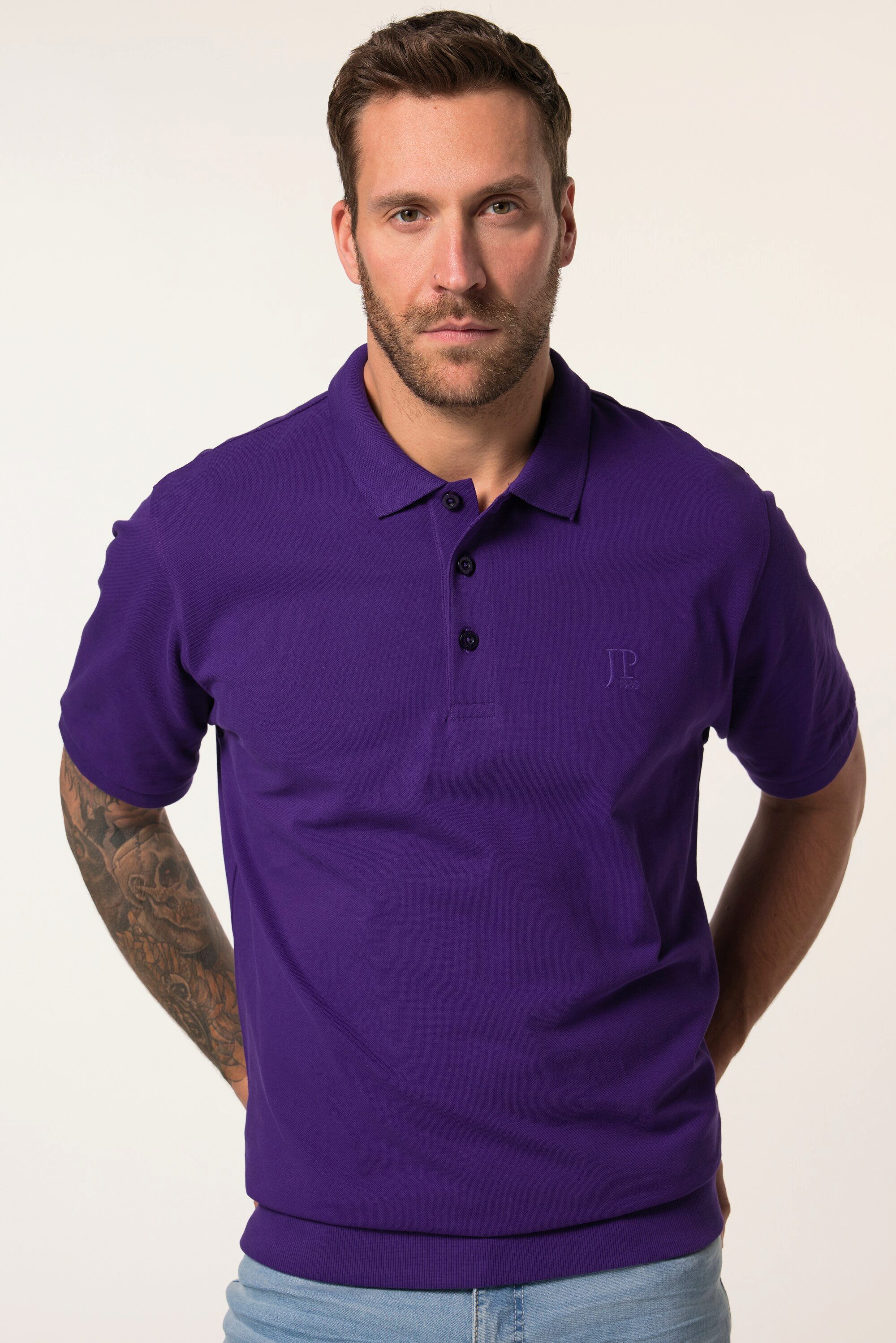 JP1880 Poloshirt JP1880 Poloshirt Bauchfit Basic Halbarm Piqué