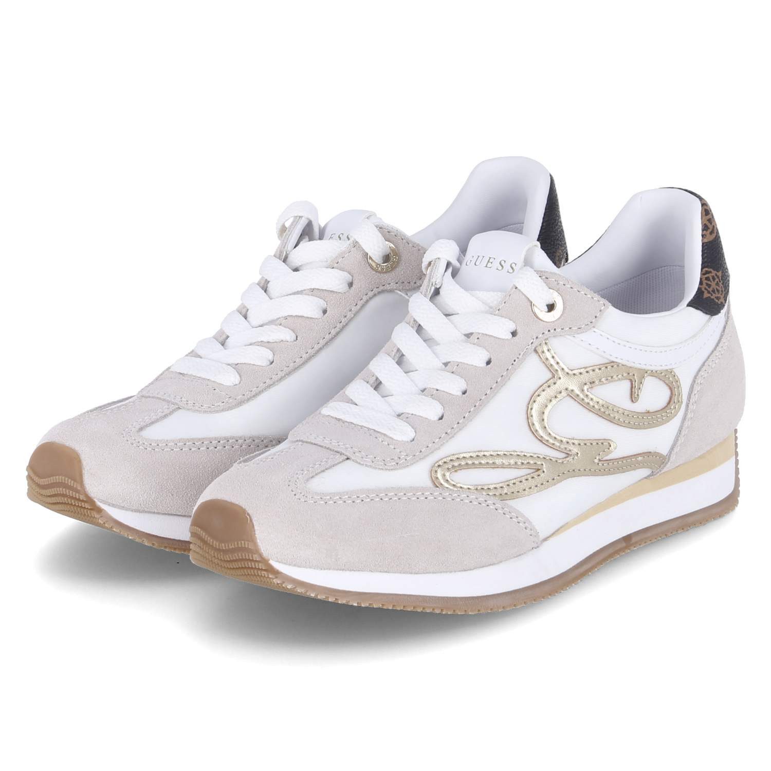 Guess FLPSKRSUE12WHITE Schnürschuh günstig online kaufen