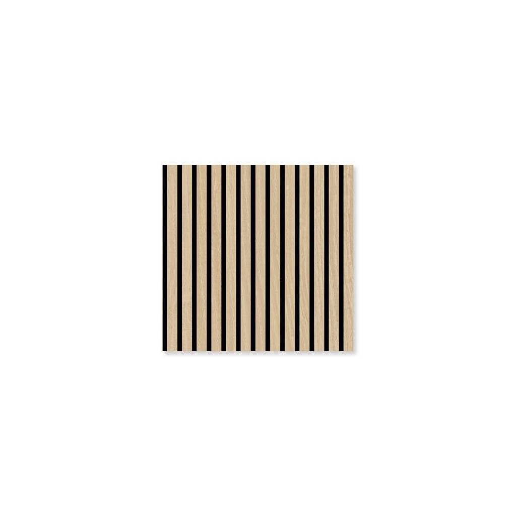 JANGAL 3D Wandpaneel Modular Wall, 520 x 520 x 10 mm, Eiche Braun