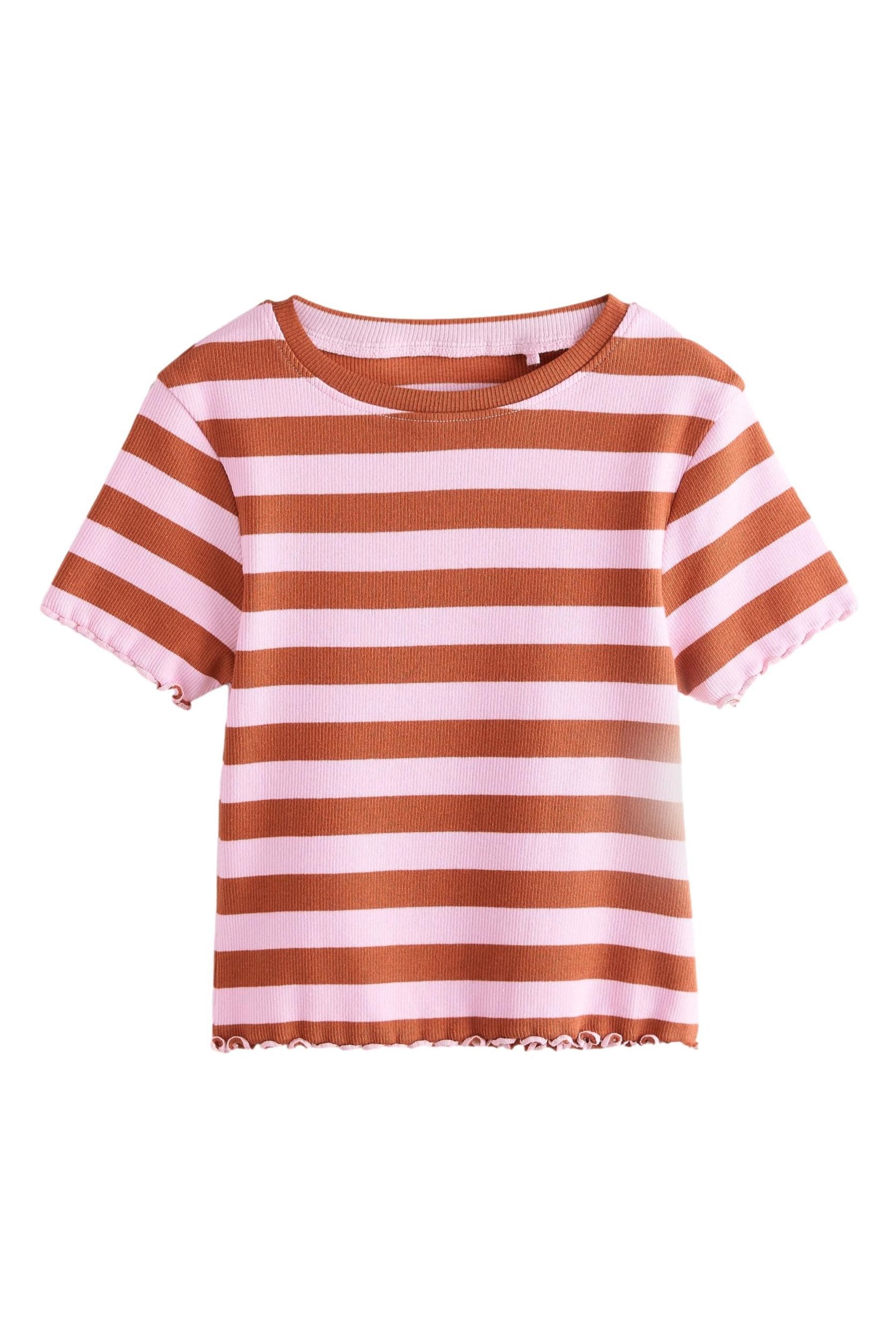Next T-Shirt Geripptes T-Shirt (1-tlg) günstig online kaufen