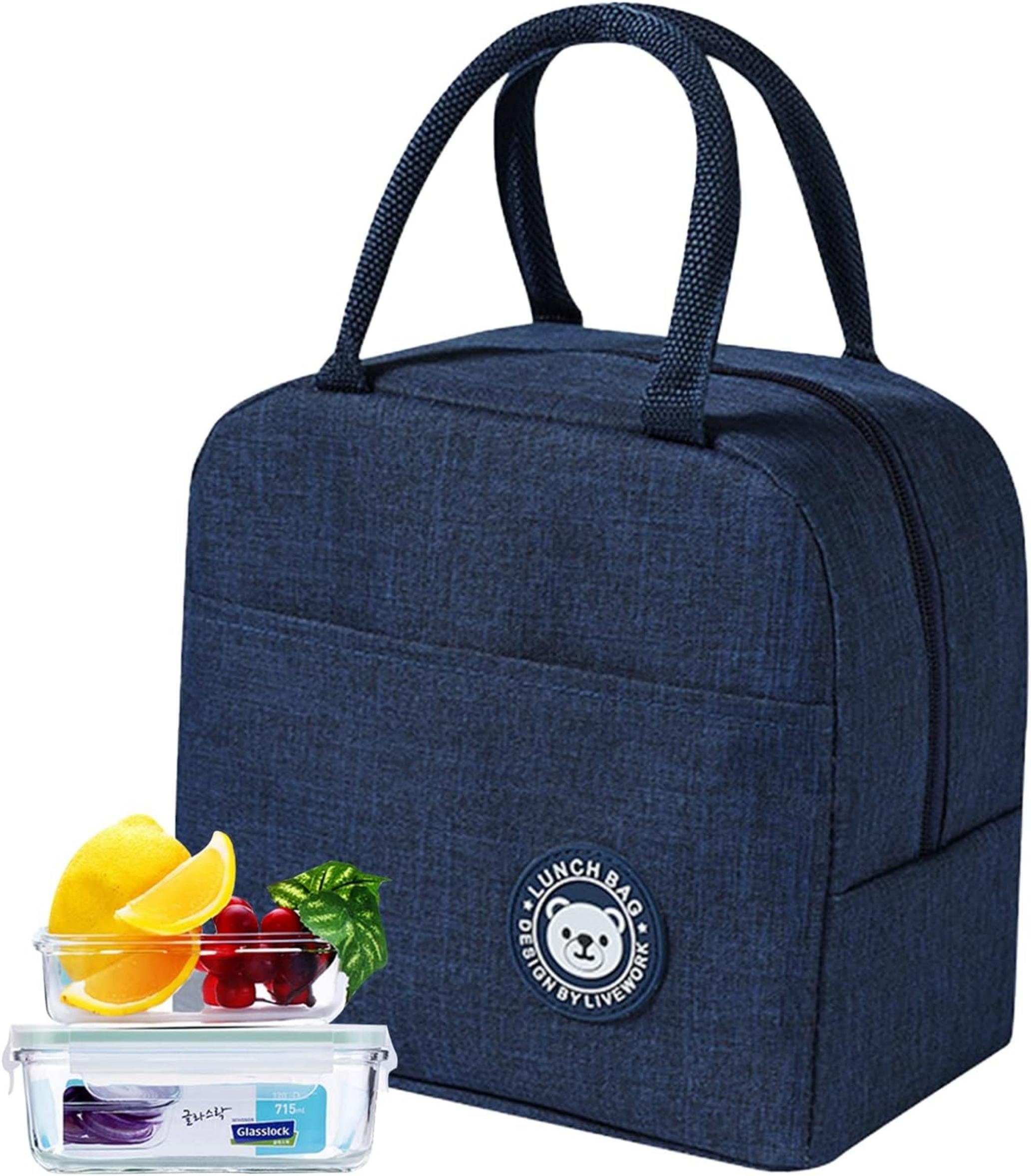 wasserdichtem Coonoor aus Thermobehälter Kühltasche Lunchtasche mit Reißverschluss,