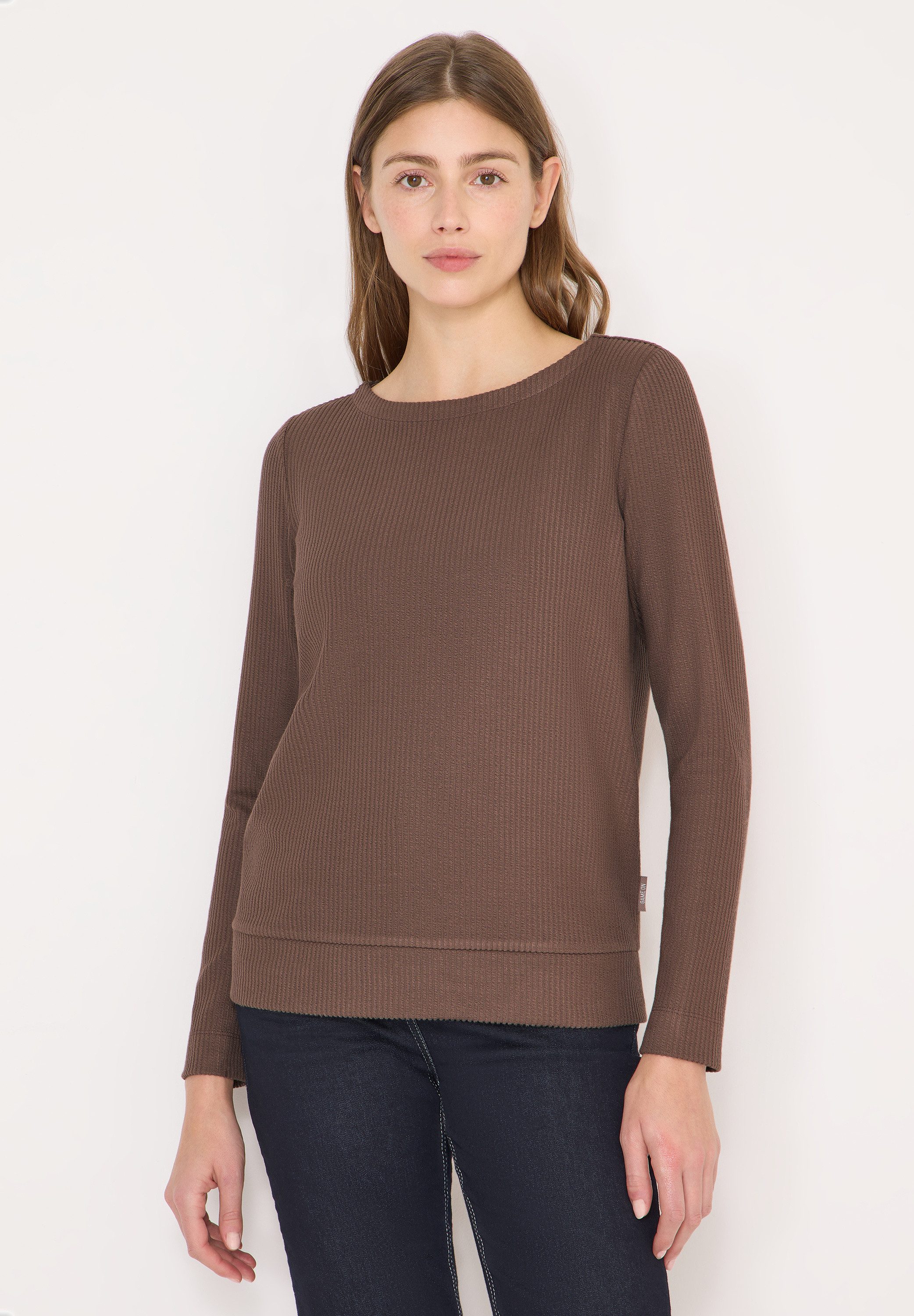 CECIL Langarmshirt mit Struktur günstig online kaufen