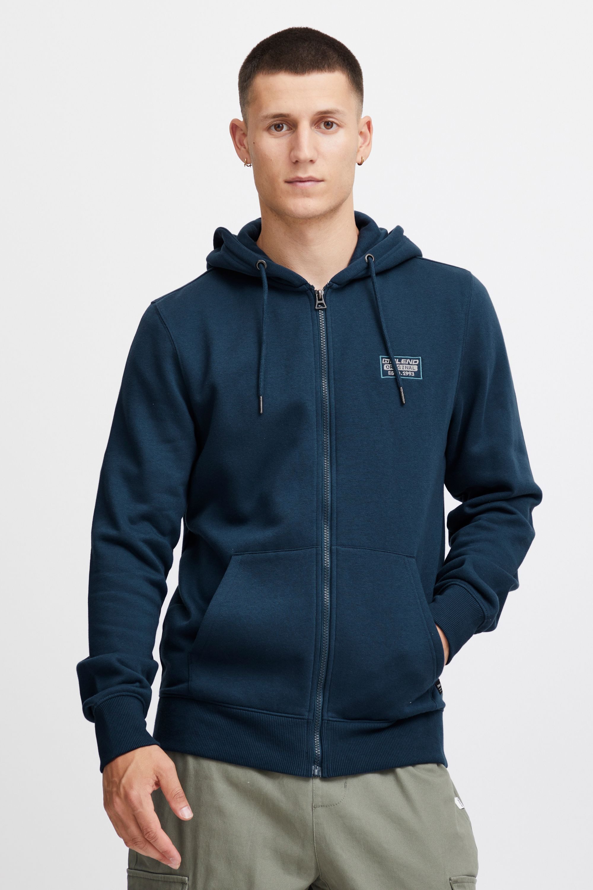 Blend Kapuzenpullover BHKaylon Gemütliche Sweatjacke mit Kapuze günstig online kaufen
