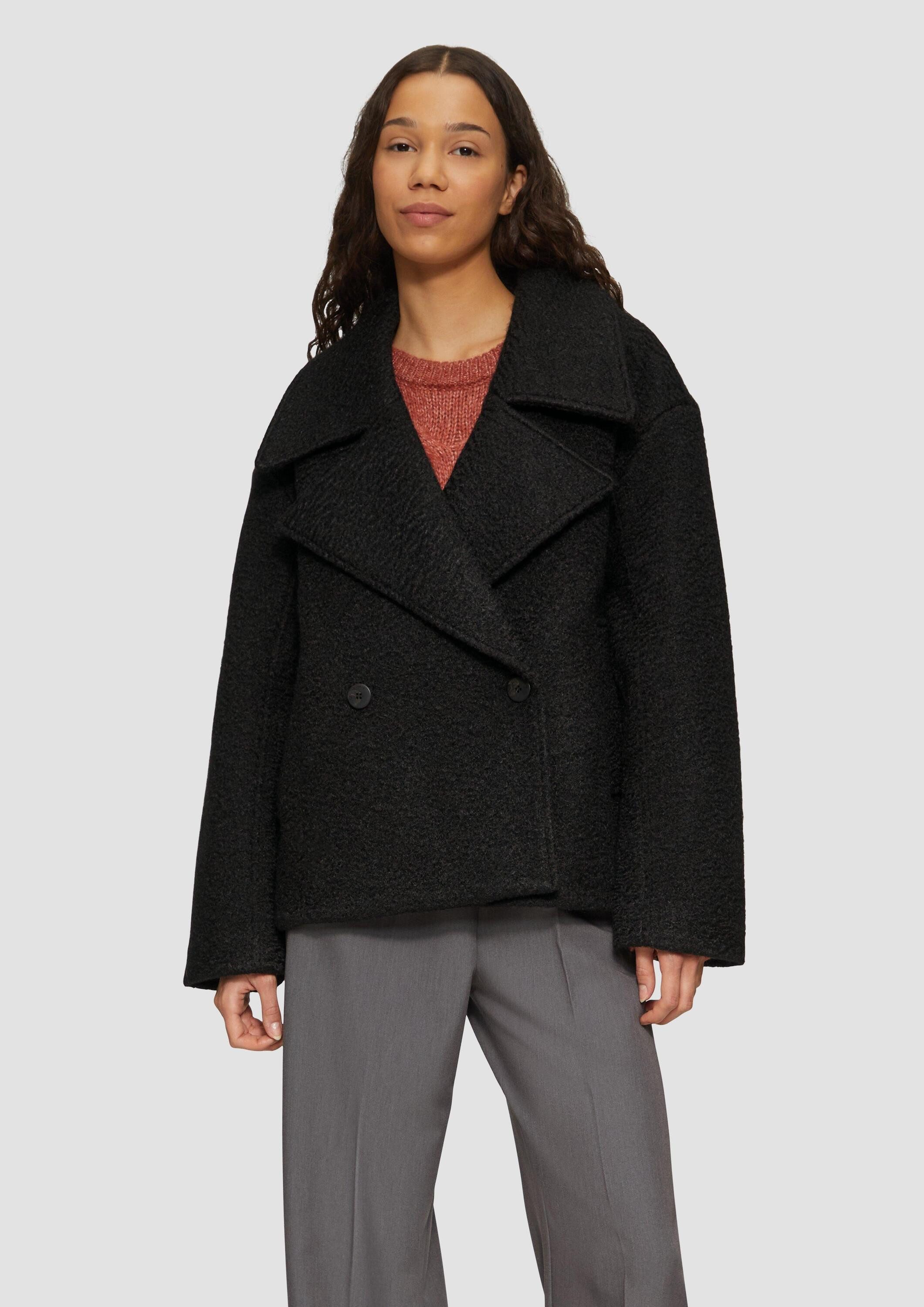 QS Funktionsjacke Outdoor-Jacke Oversized Cabanjacke aus günstig online kaufen