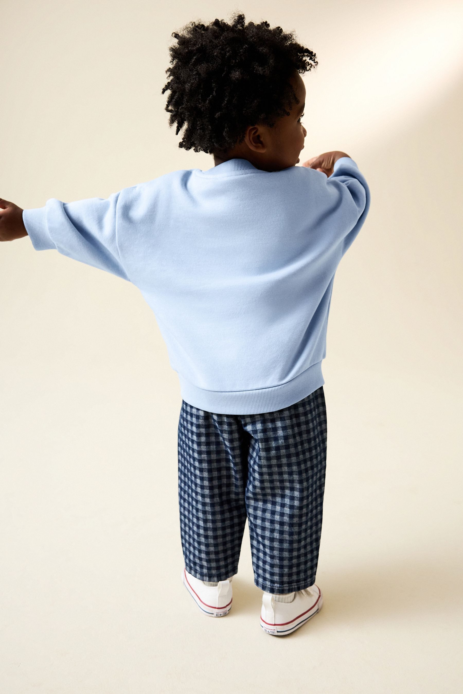 Next Sweater Sweatshirt mit Aufdruck (1-tlg)