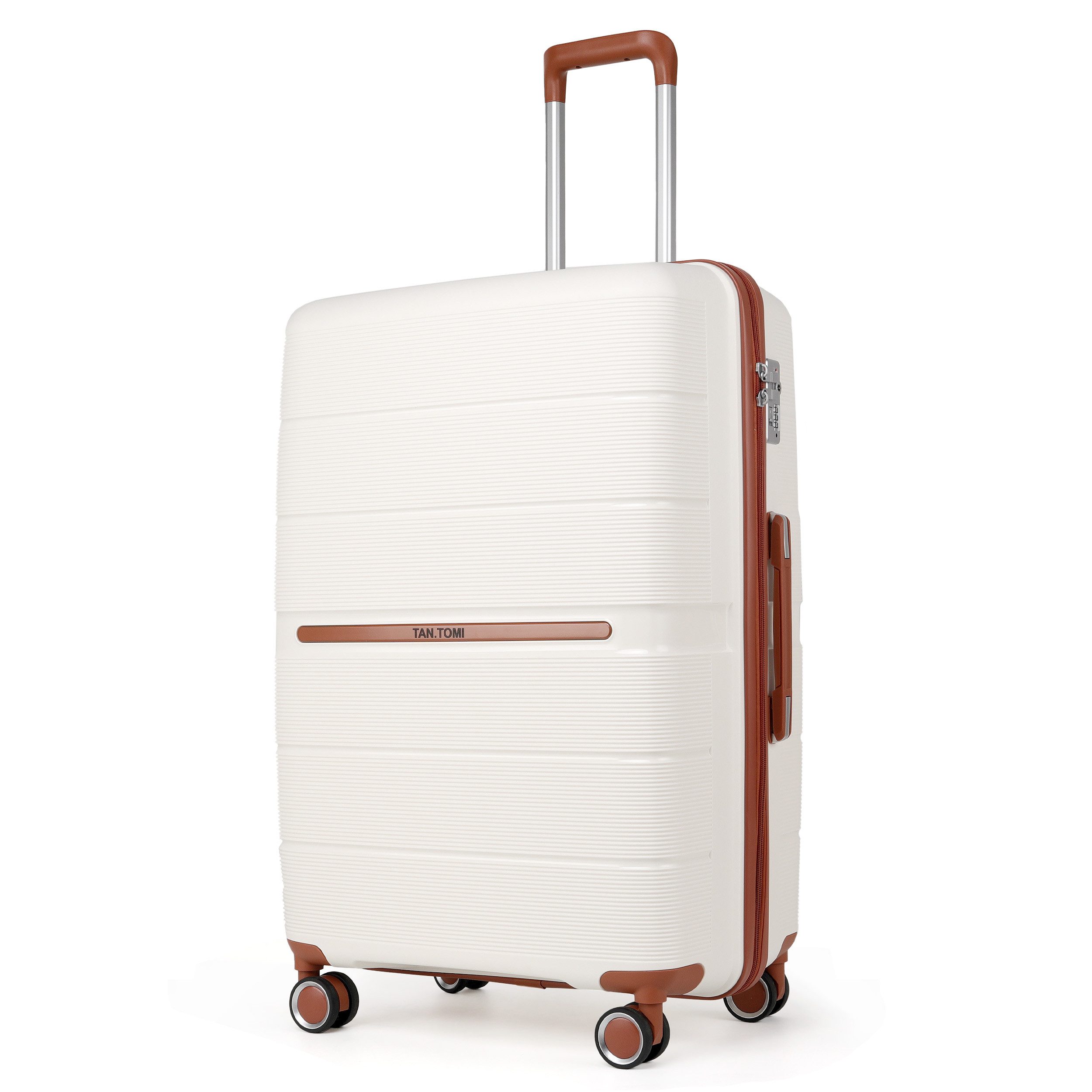 TAN.TOMI Handgepäckkoffer Reisekoffer Mittelgroß Koffer Trolleys Hartschale günstig online kaufen