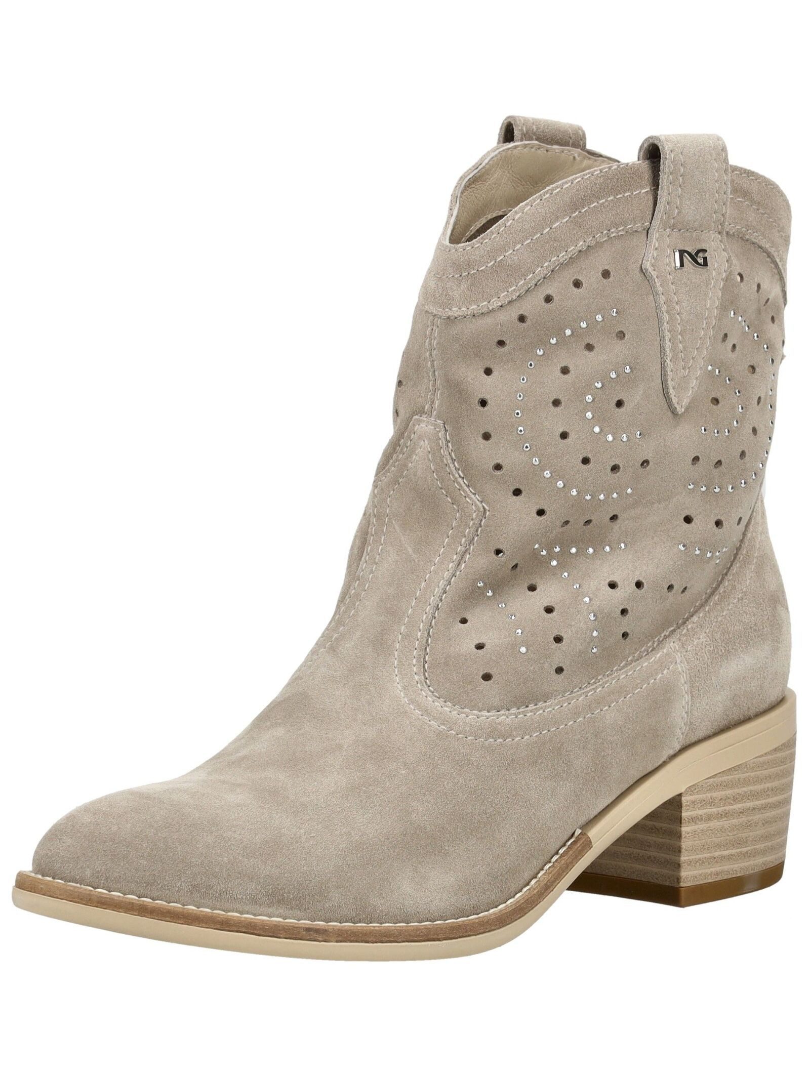 Nero Giardini Nero Giardini Stiefelette Veloursleder Bikerboots