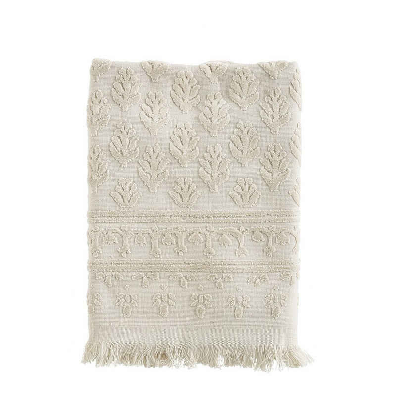 Annimuck Handtücher Handtuch Mathilde M.* Handtuch floral gemustert in beige (1-st)