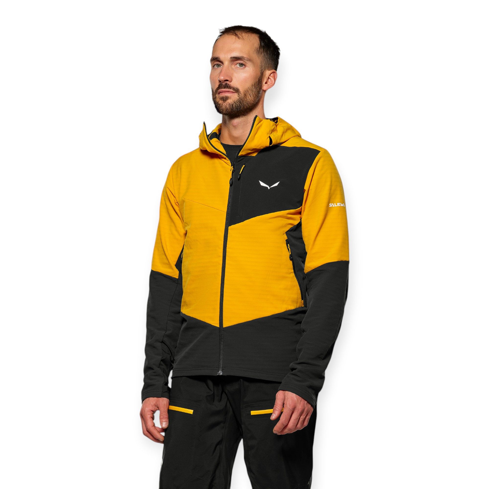 Salewa Fleecejacke Ortles Fleece Pro Hooded (warm, 4-Wege-Stretch, winddicht)