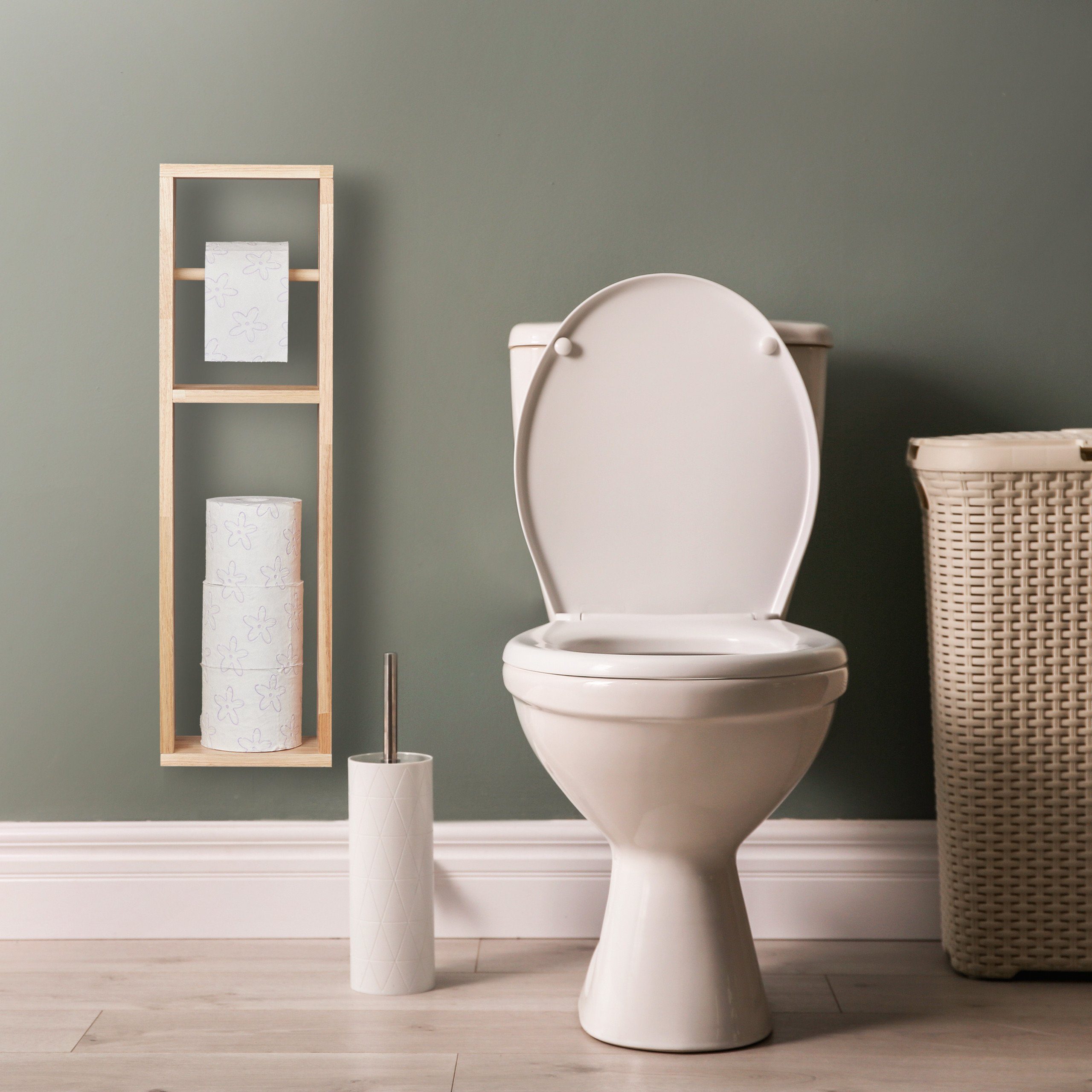 relaxdays Toilettenpapierhalter Toilettenpapierhalter günstig online kaufen