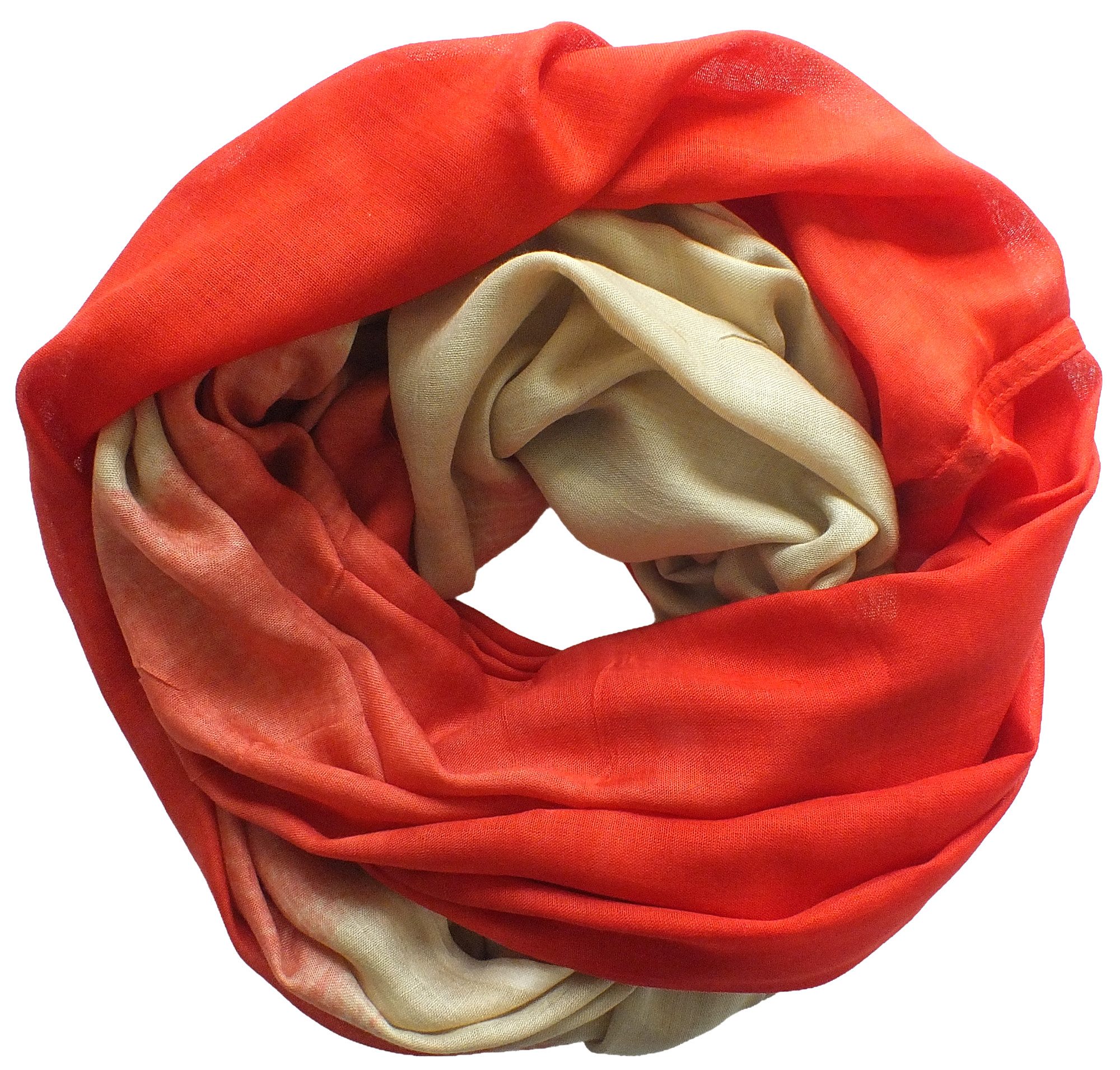 Tamaris Loop Tamaris Scarf, (1-St. 1-teilig), Damen Loop-Schal Viskose Farbverlauf