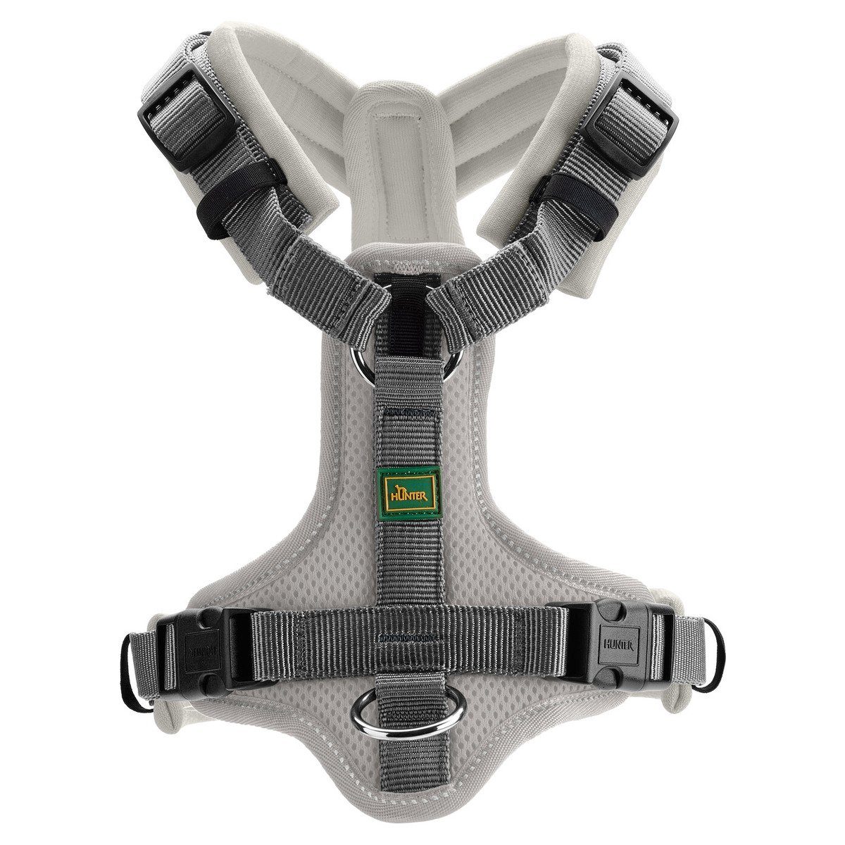 Hunter Tierbedarf Hunde-Geschirr Geschirr Maldon hellgrau/grau günstig online kaufen