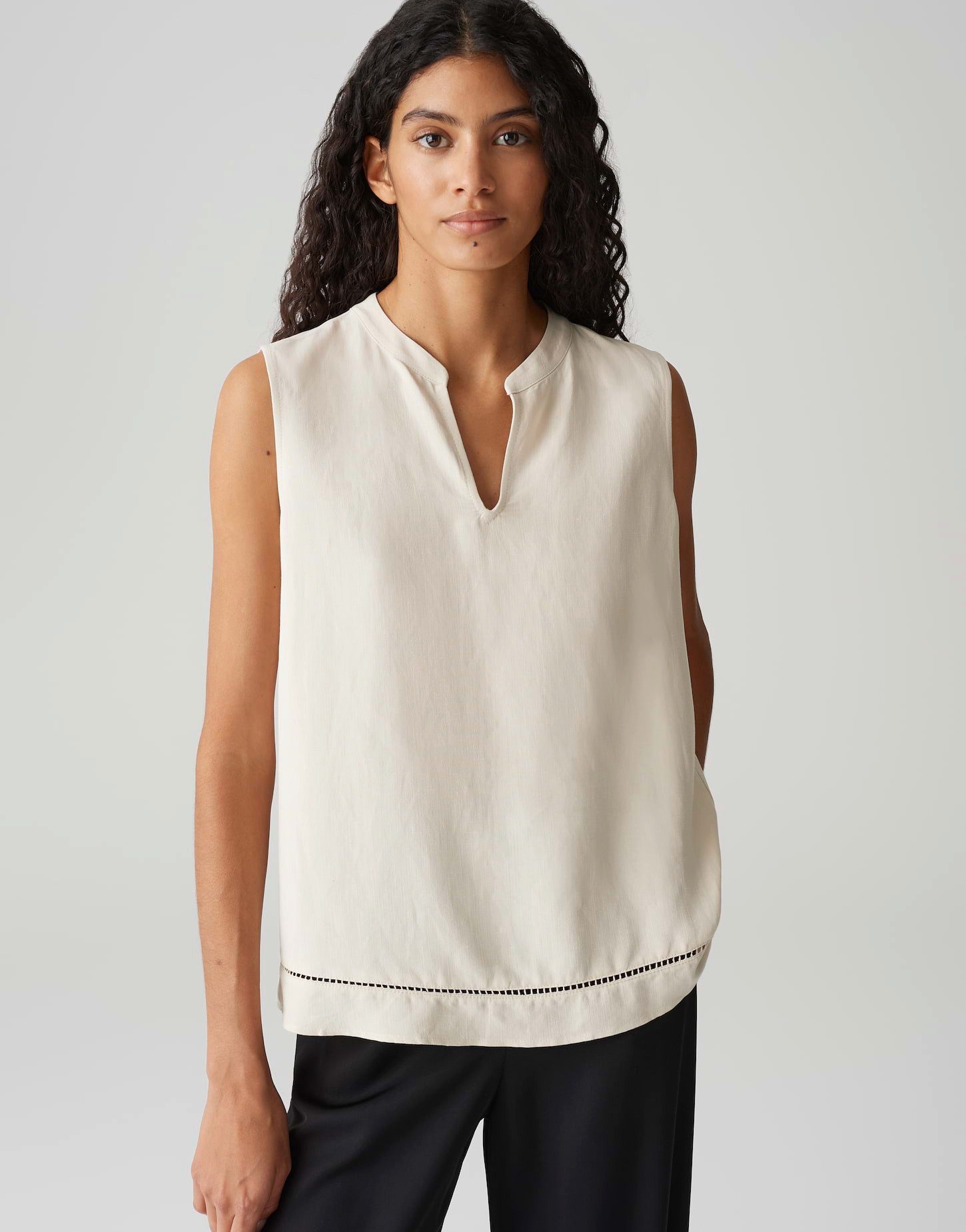 OPUS Langarmbluse Bluse Faribica