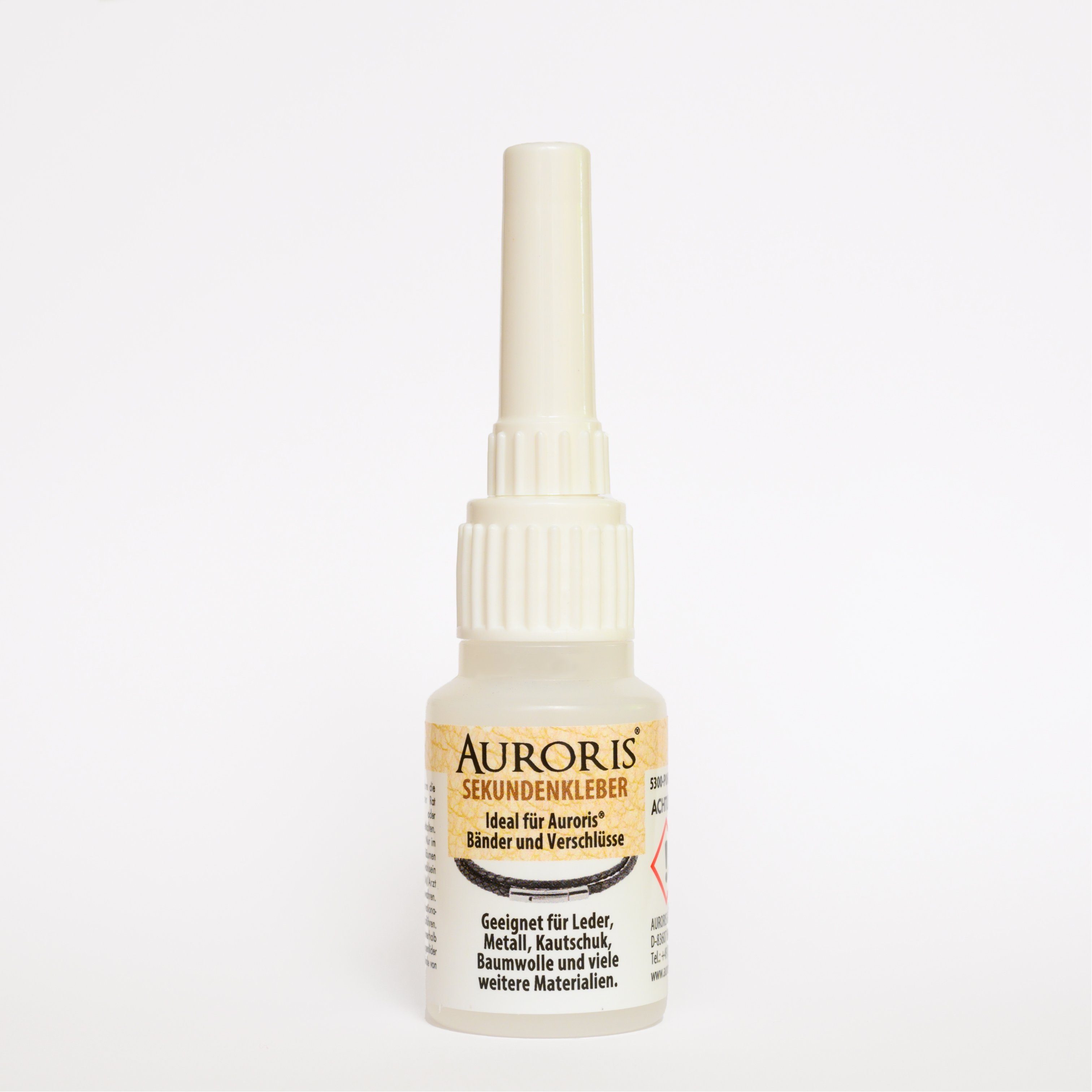 Auroris Bastelband Sekundenkleber Schmuckkleber Bastelkleber 20g Flasche