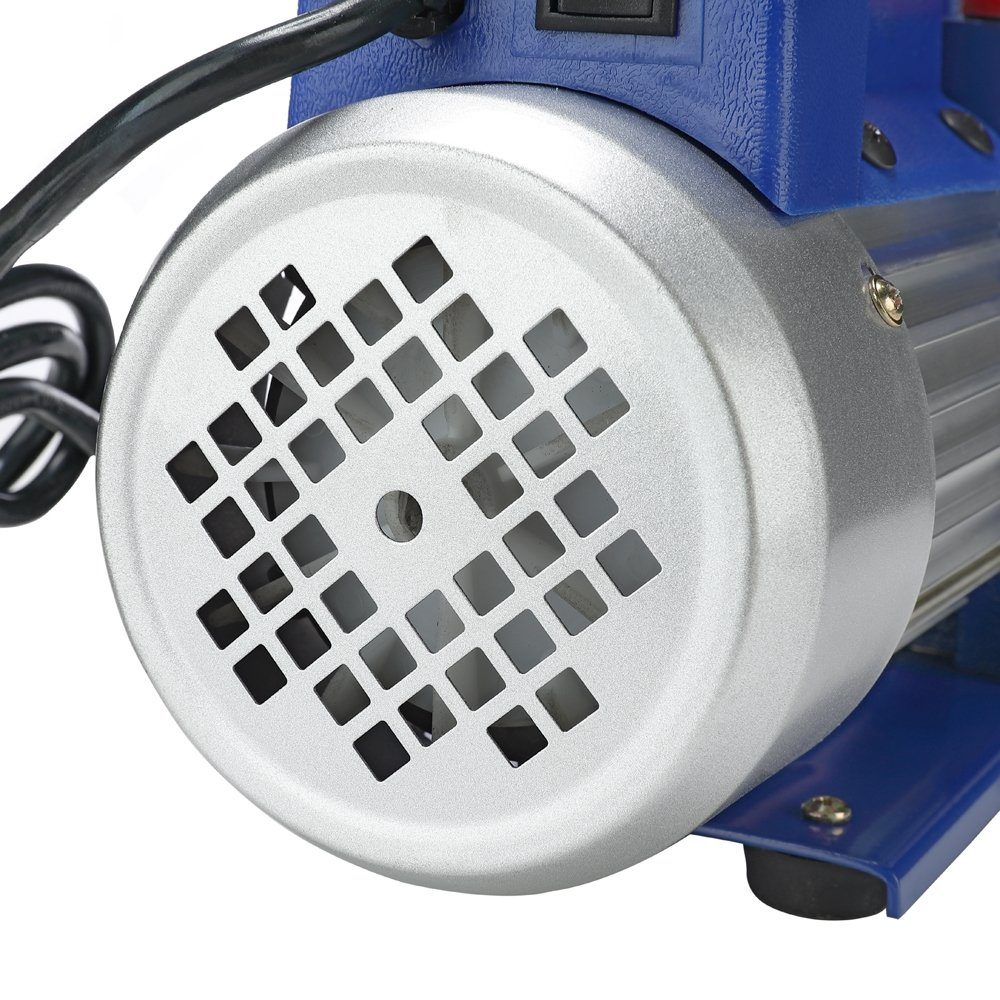 Mucola Klimaanlagenschlauch 70 l/min Vakuumpumpe Vakuum Pumpe Unterdruckpumpe Öl-Schauglas Vacuumpumpe