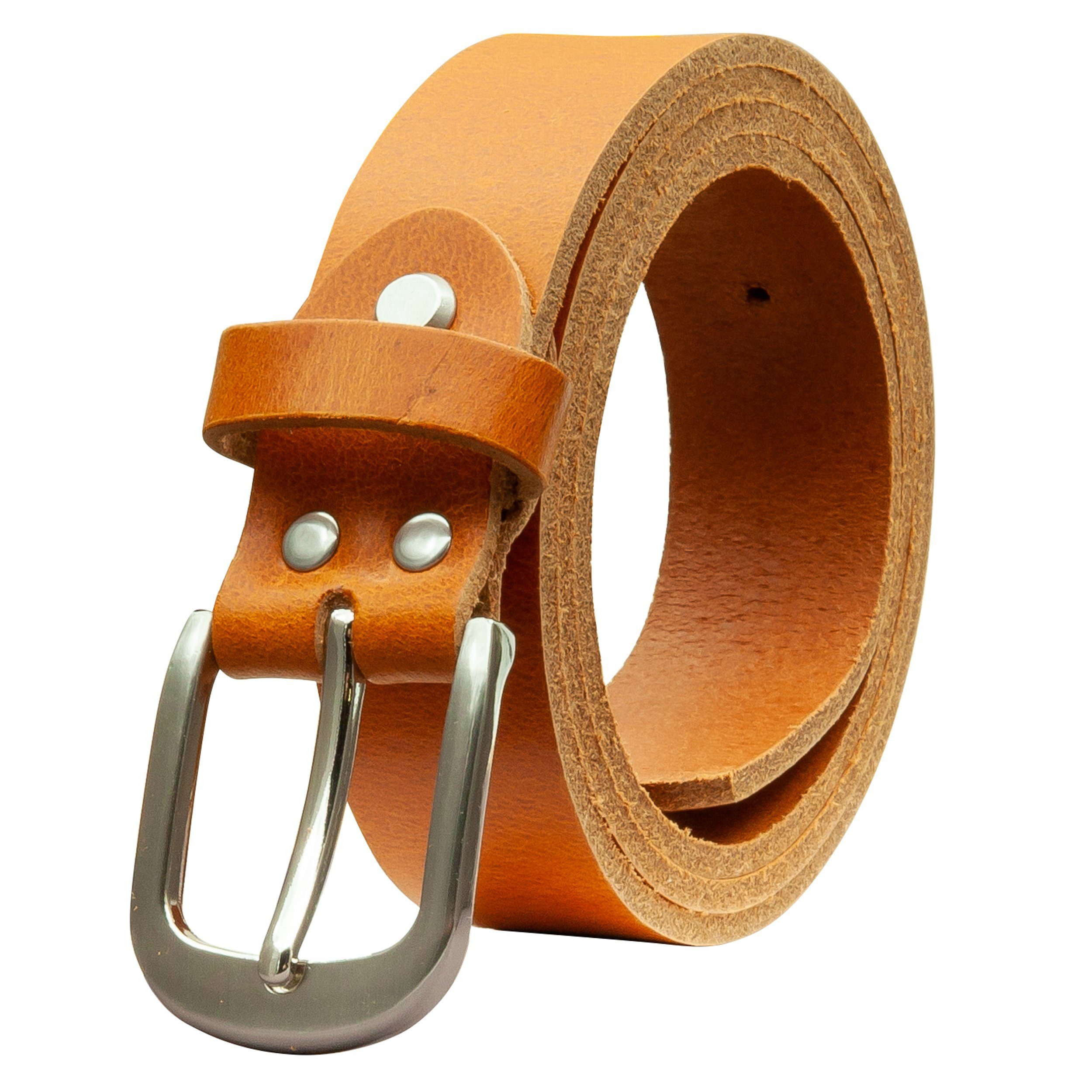 Ledergürtel OM323-VL-Cognac