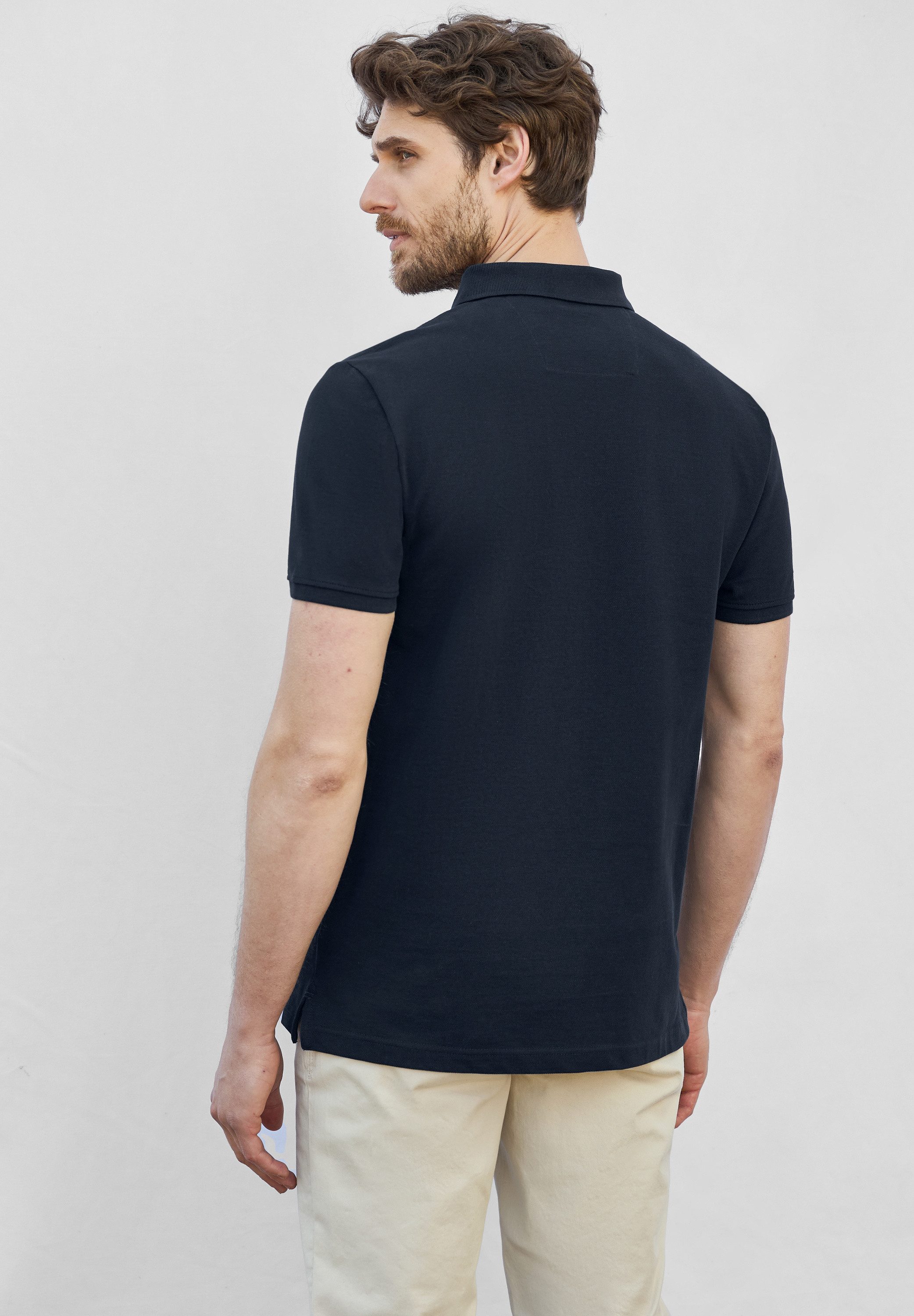 STREET ONE MEN Poloshirt, aus reiner Baumwolle günstig online kaufen