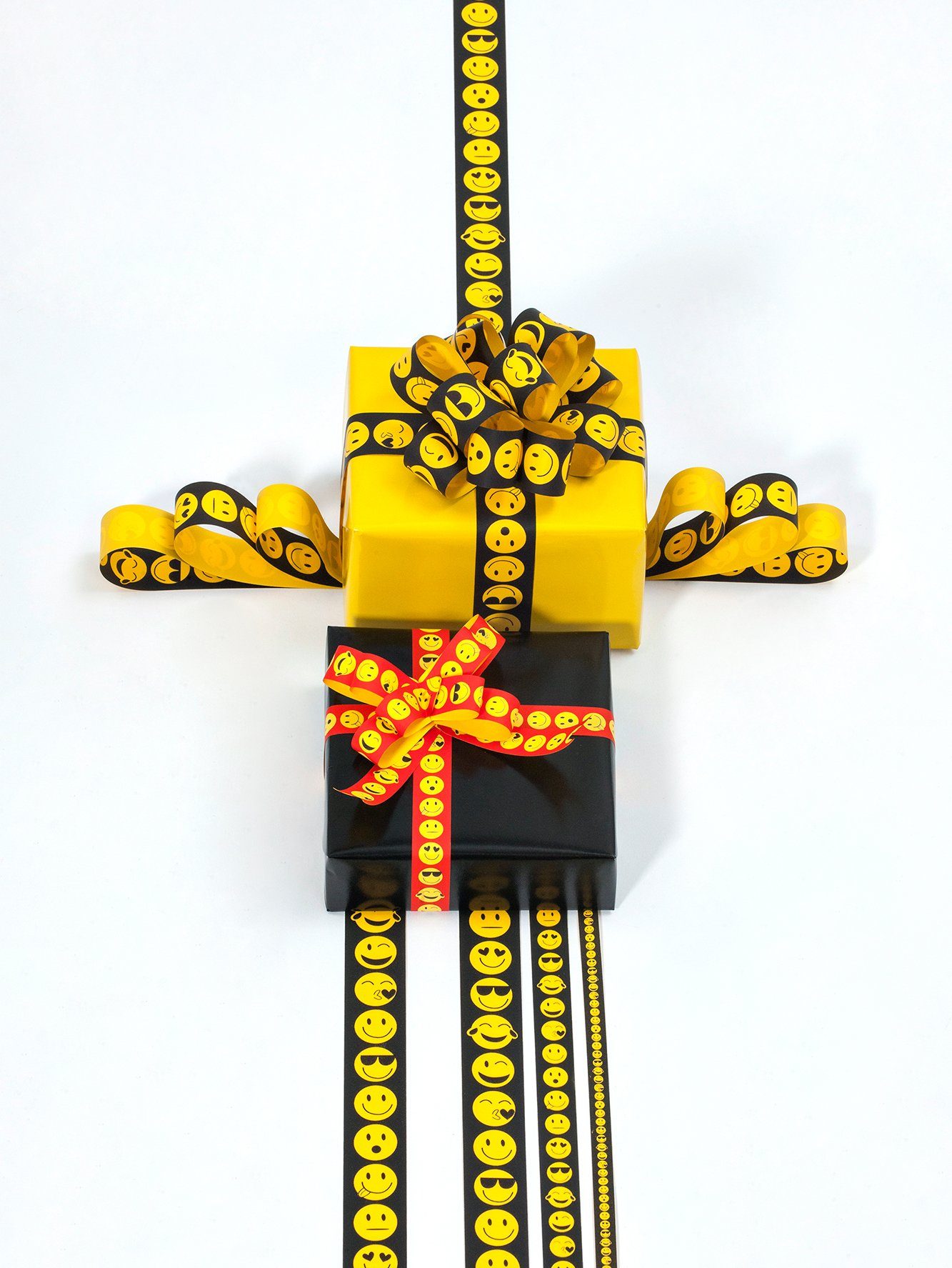 Star Geschenkpapier, Geschenkpapier einfarbig 70cm x 2m Rolle Schwarz glänzend