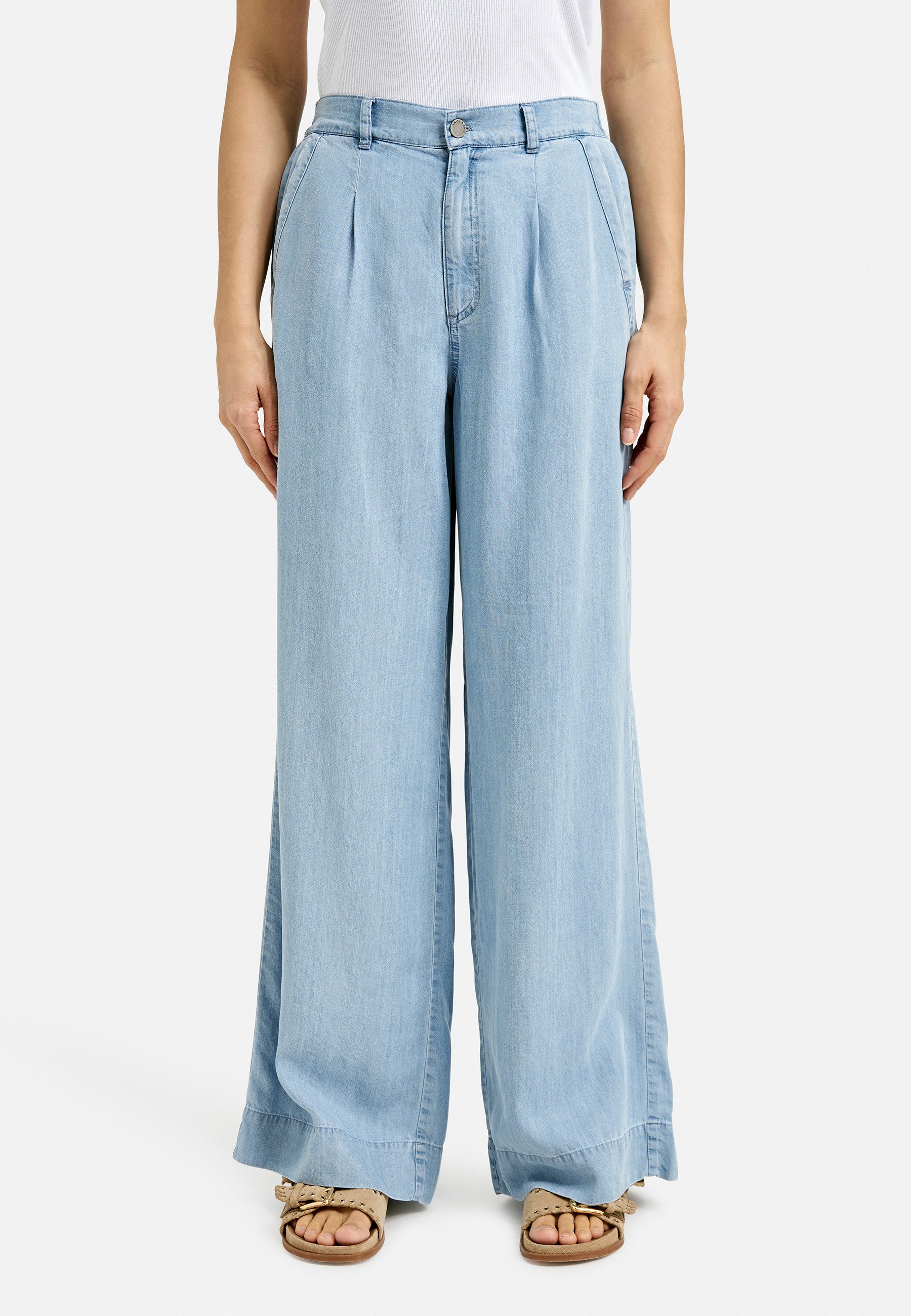 Smith & Soul Bundfaltenhose mit Elastikbund günstig online kaufen