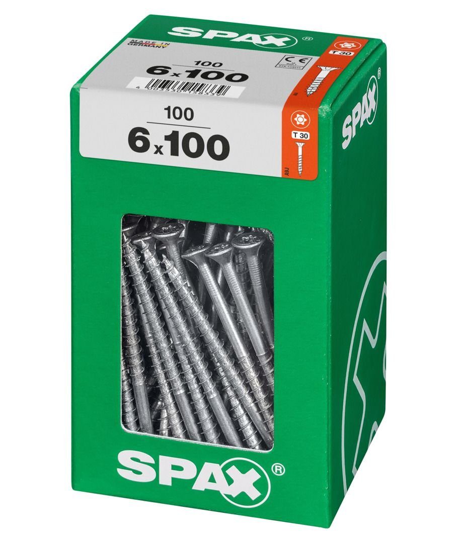 SPAX Holzbauschraube 100 Spax x mm - 30 Universalschrauben 6.0 100 TX