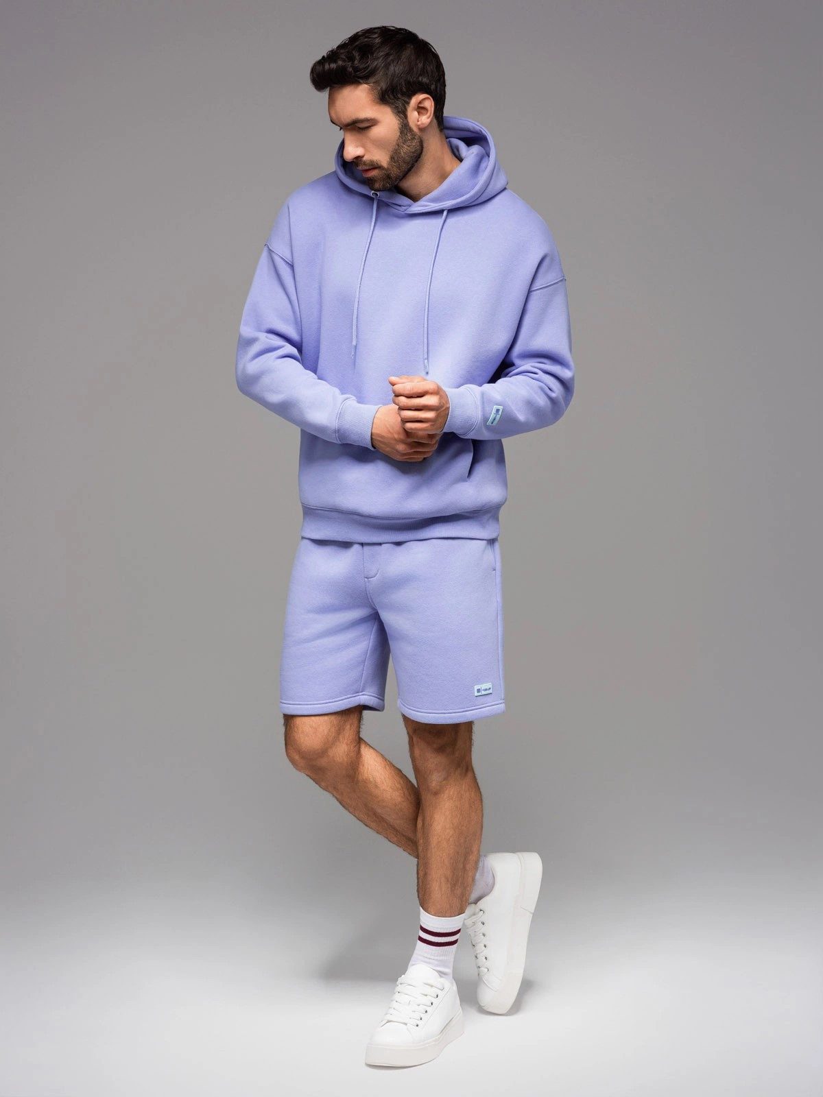 OMBRE Sweatanzug Unisex Hoodie-Set mit Shorts