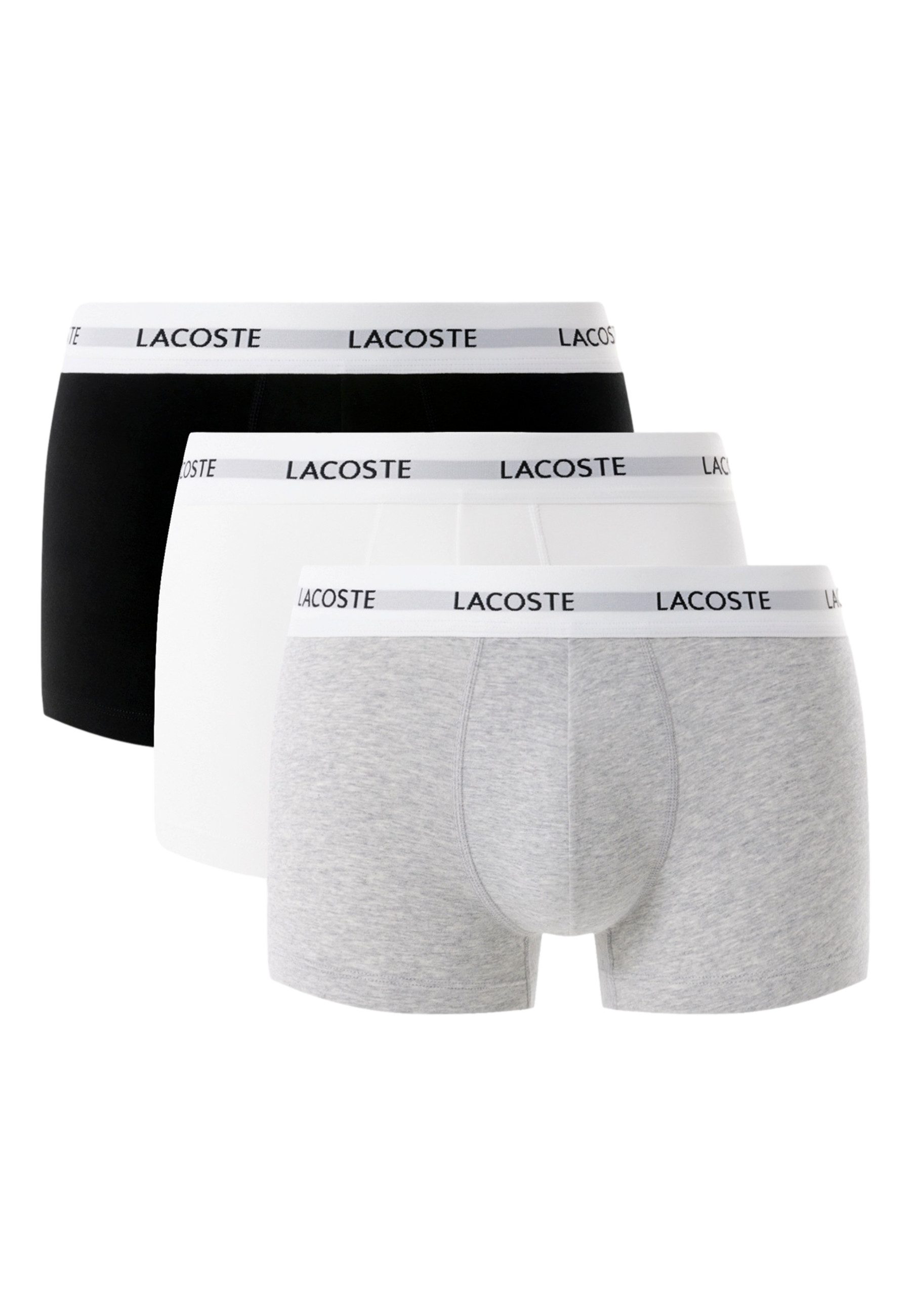 Lacoste Boxershorts Boxershorts Unterhosen 3-Pack (3-St) günstig online kaufen