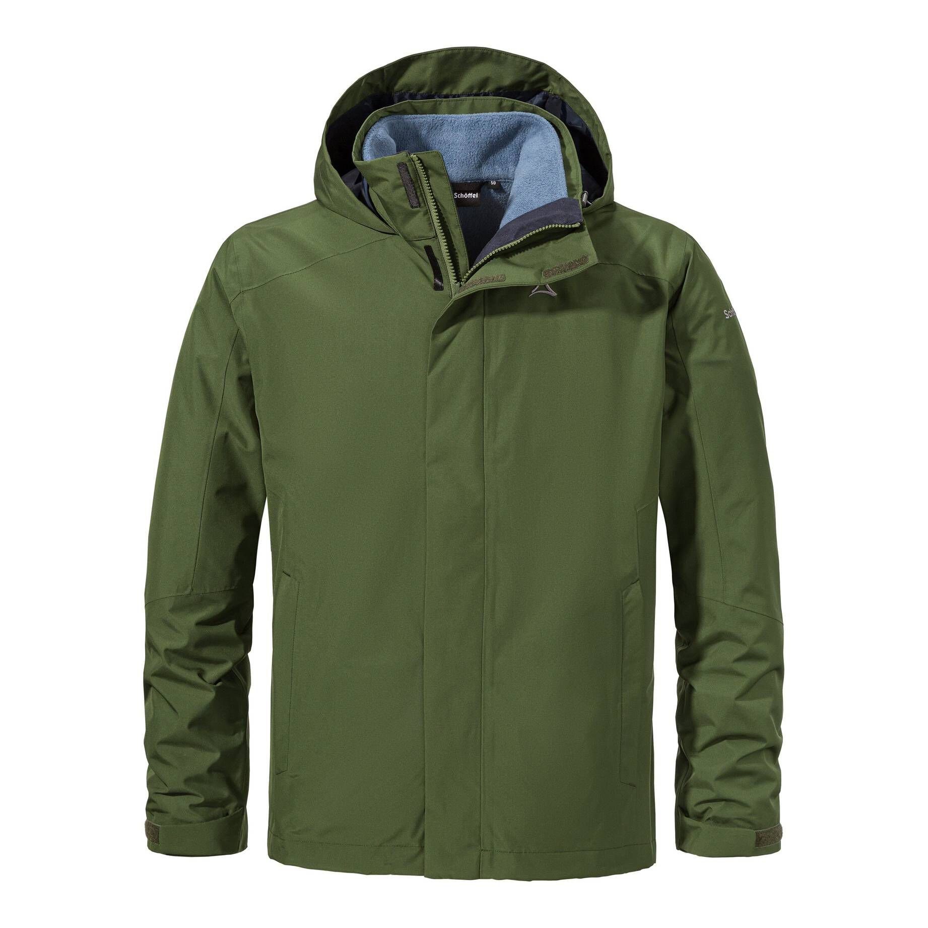 Schöffel Doppeljacke 3in1 Jacket Partinello M, Außenjacke mit  wasserdichten, winddichten und atmungsaktiven Eigenschaften