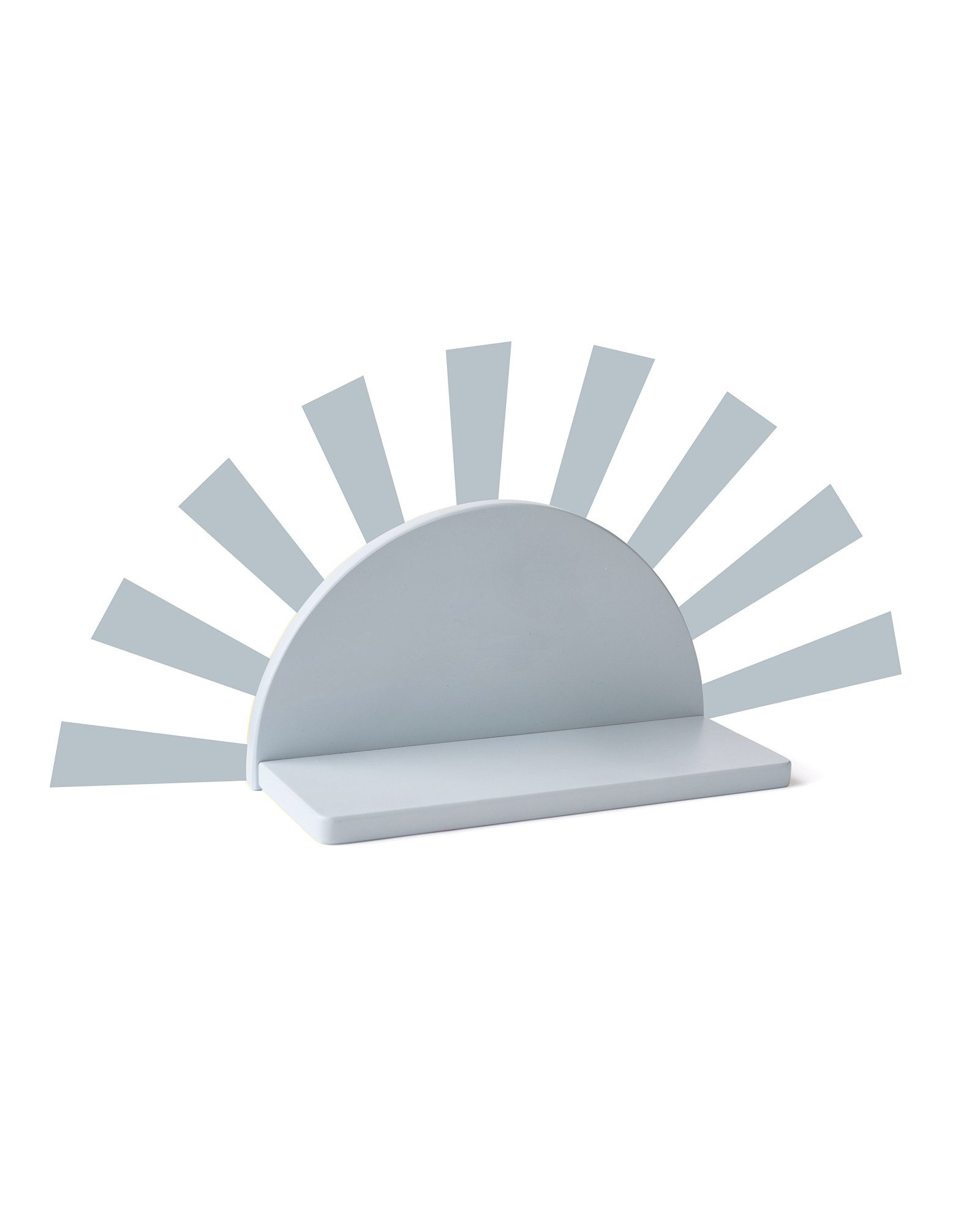 Kids Concept Wandregal Regalbrett Sonne Star hellblau 30 x 12 x 16cm mit Wanddeko-Aufklebern
