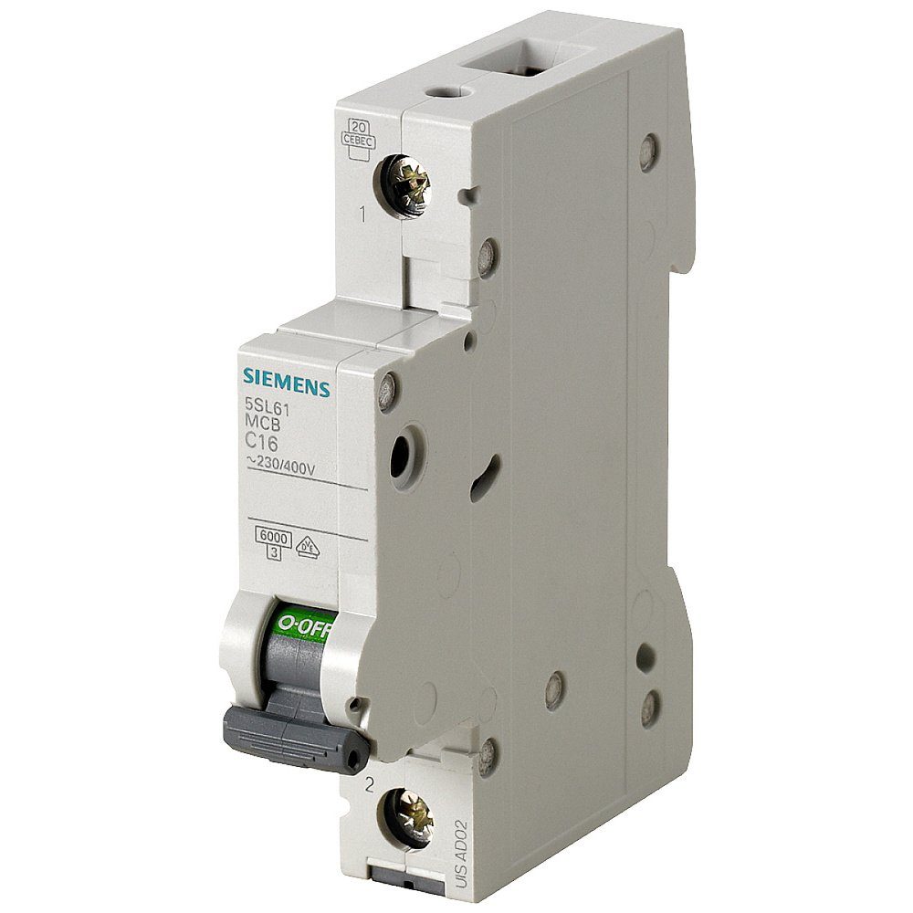 Schalter Siemens 5SL61026 5SL6102-6 Leitungsschutzschalter 2 A