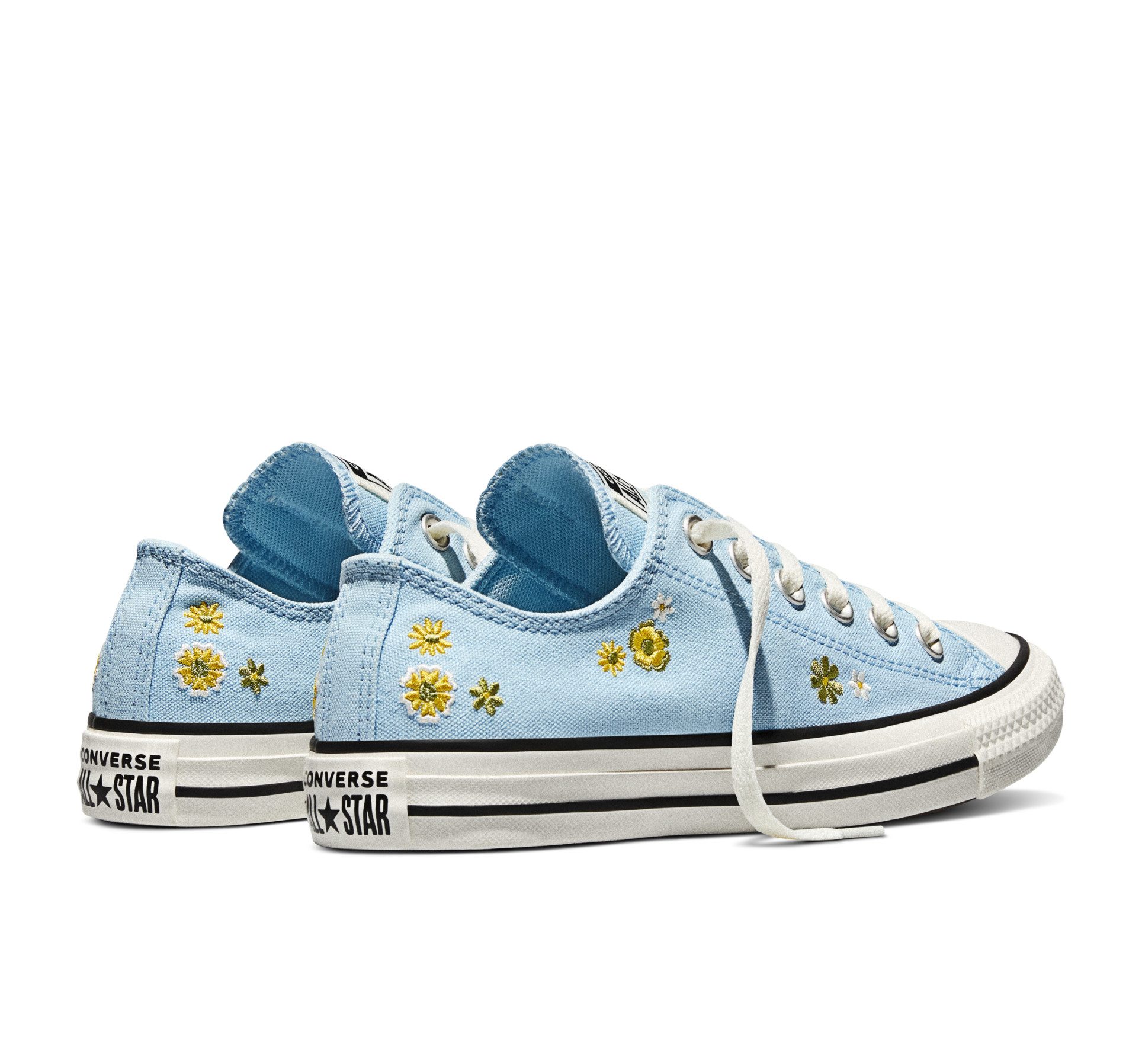 Converse CHUCK TAYLOR ALL STAR EMBROIDERED FLORALS Sneaker für Alltag, mit profiliertem Laufsohlenprofil, sportlicher Stil – Bild 5 von 5