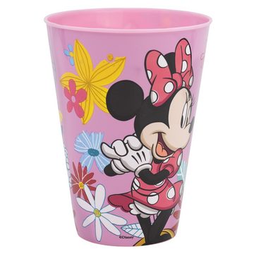 Disney Kindergeschirr-Set Disney Minnie Mouse Kinder Geschirr-Set 3 teilig (3-tlg), 1 Personen, Kunststoff, Becher (430ml) Teller Schüssel