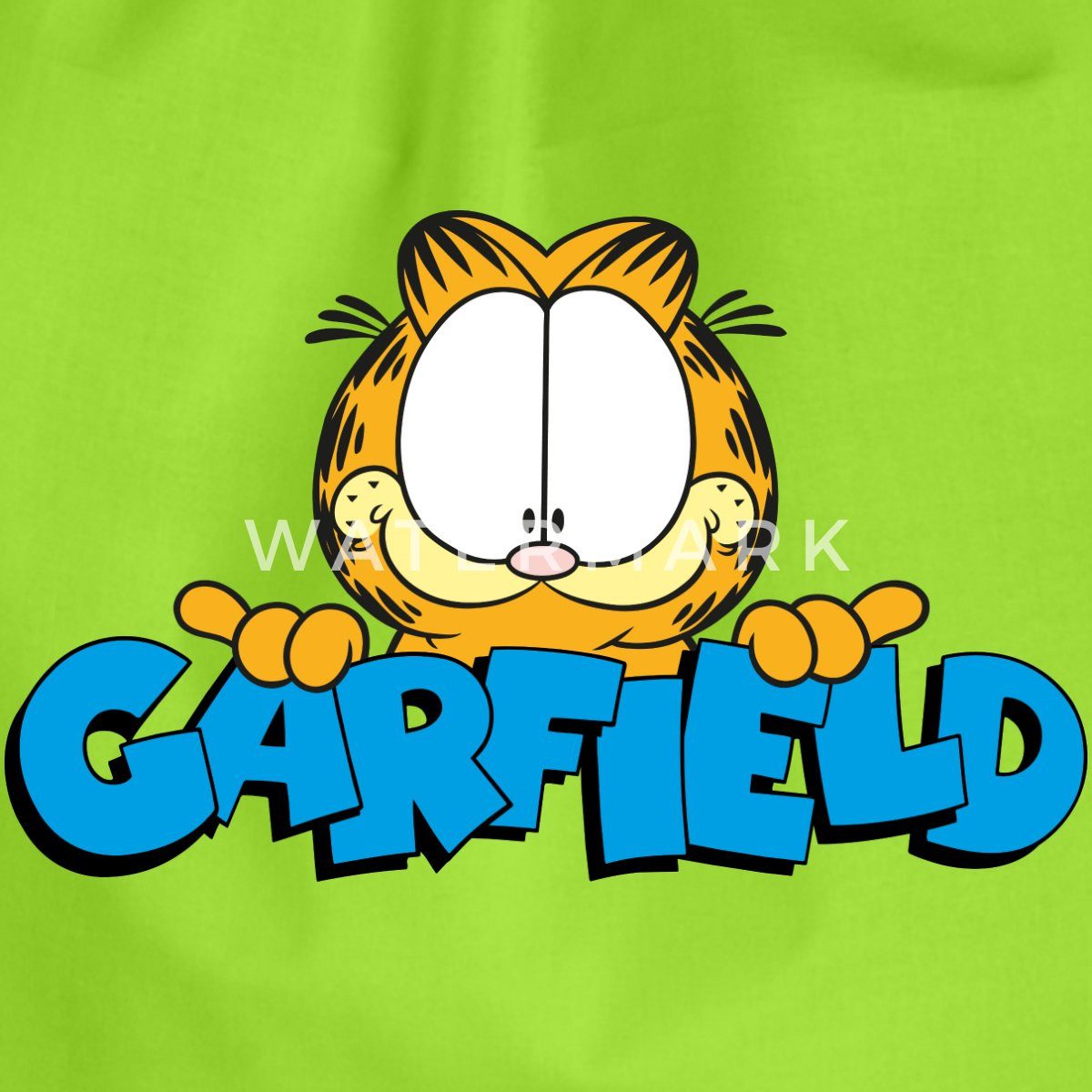 Spreadshirt Turnbeutel Garfield Gesicht Logo Turnbeutel (1-tlg)