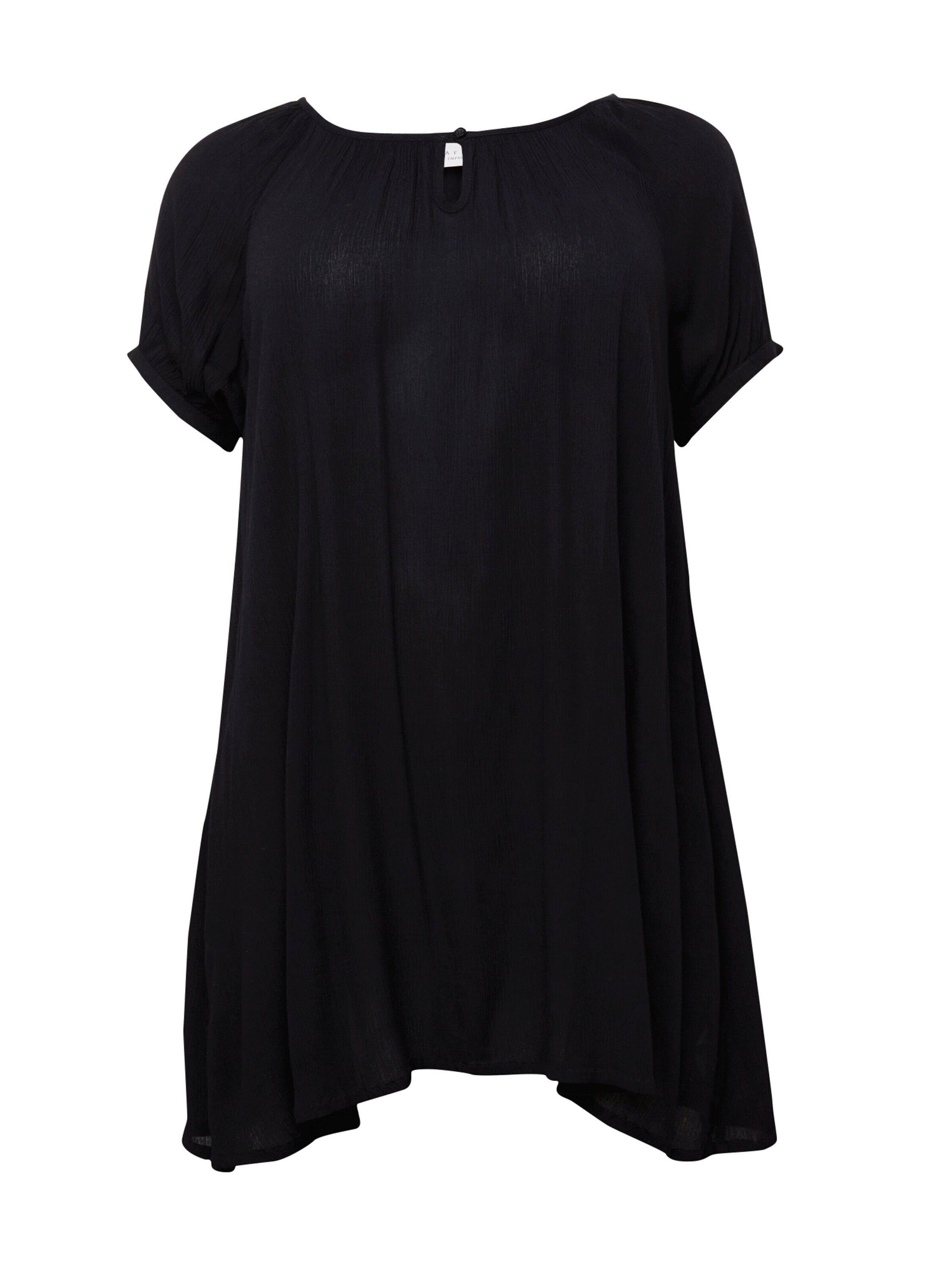 KAFFE Curve Tunika Cami (1-tlg) Drapiert/gerafft