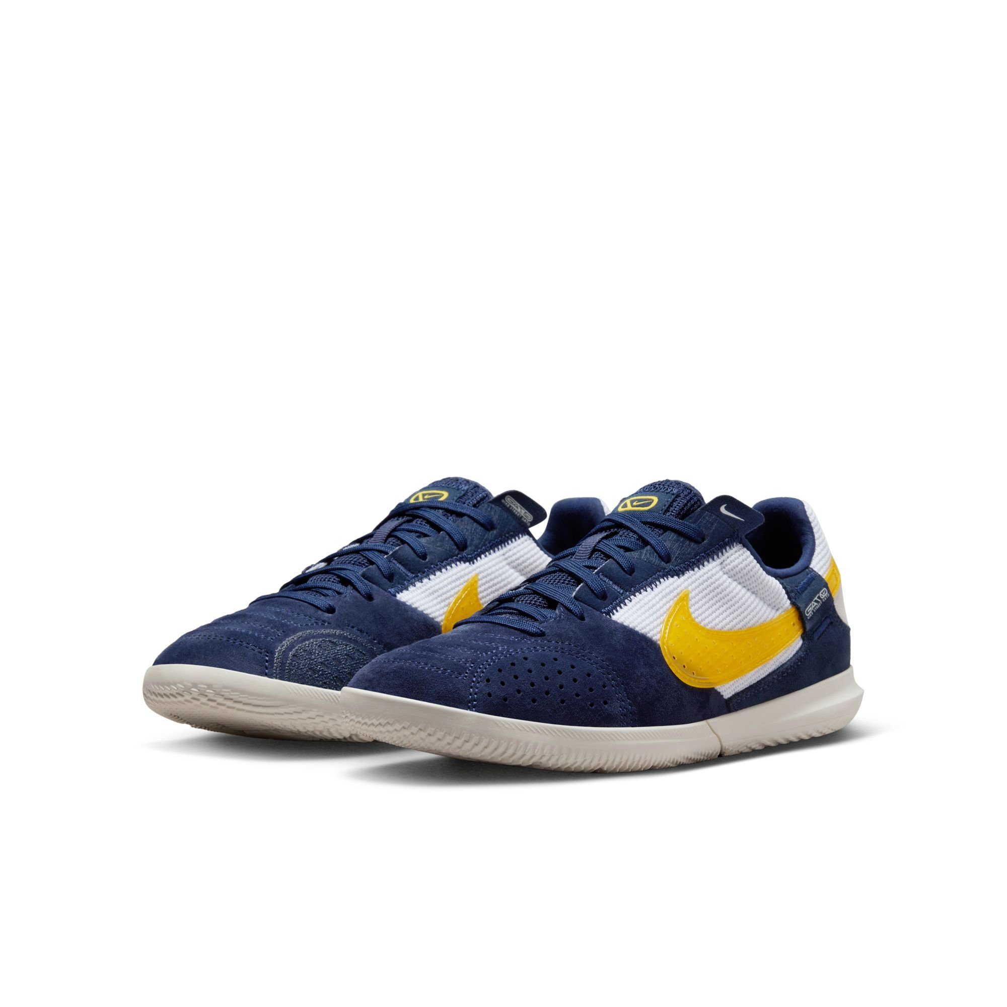 Nike JR blaugelbweiss Streetgato Fußballschuh