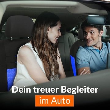 Upgrade4cars Autositzbezug Auto-Sitzbezüge Vordersitze, 4-teilig, Auto-Schonbezüge für Fahrersitz & Beifahrer