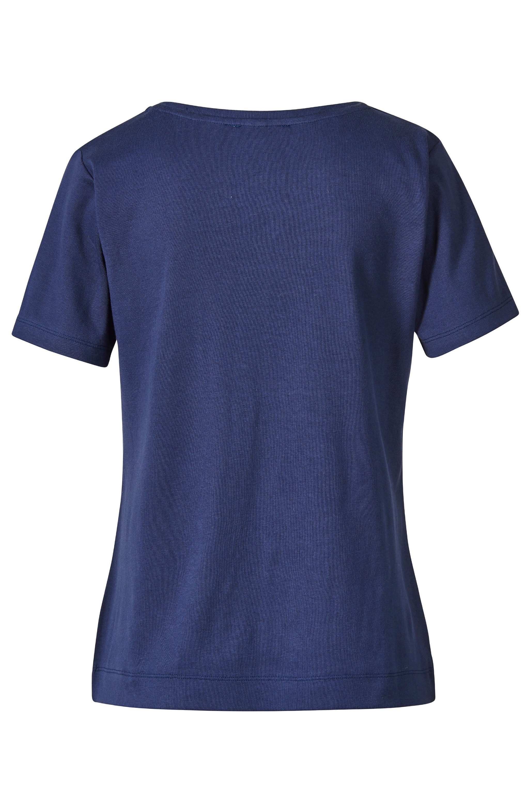 Himalaya Clothing Kurzarmshirt Basic T-Shirt Damen "Alma" mit Rundhalsausschnitt aus Bio-Baumwolle Vielseitiges Shirt mit hohem Tragekomfort – Bild 2 von 3