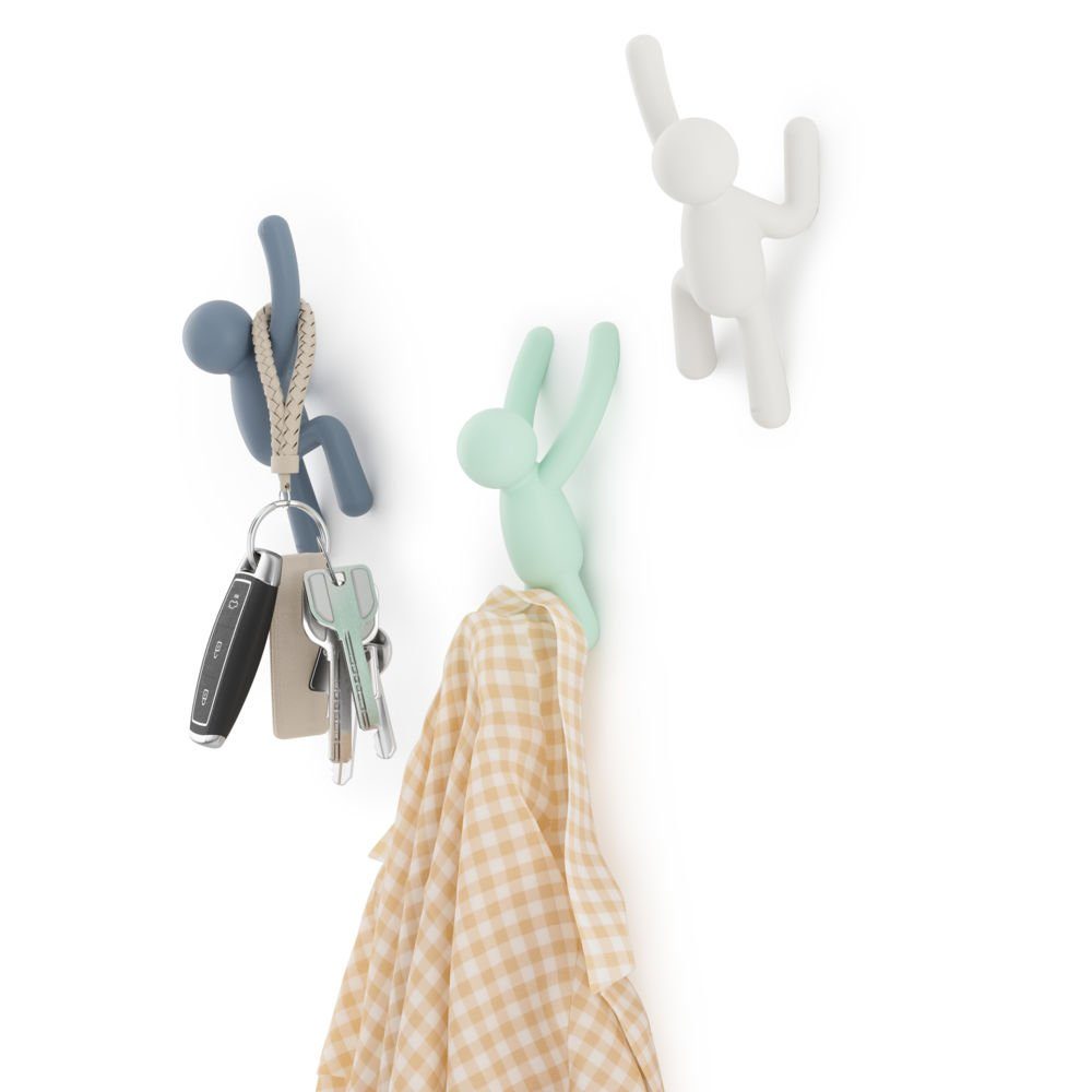 Umbra Wandhaken Buddy, 3er-Set in Pastell-Farben, günstig online kaufen