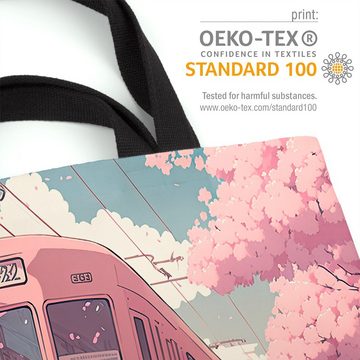 VOID Henkeltasche (1-tlg), Japan Anime Zug Blumen reise japan japanisch comic anime nachbar toto